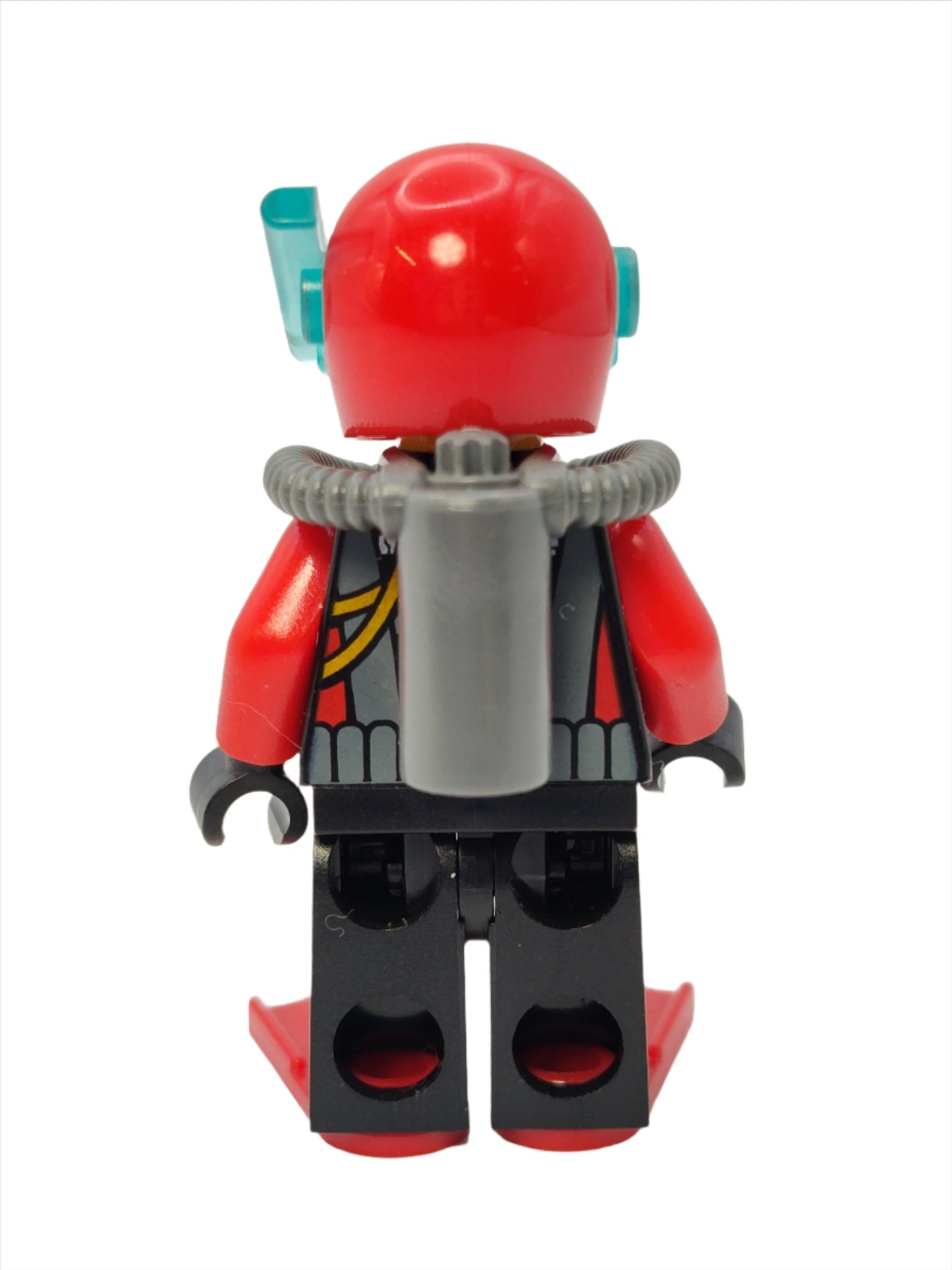 Scuba Diver - Male with Red Flippers, cty0558