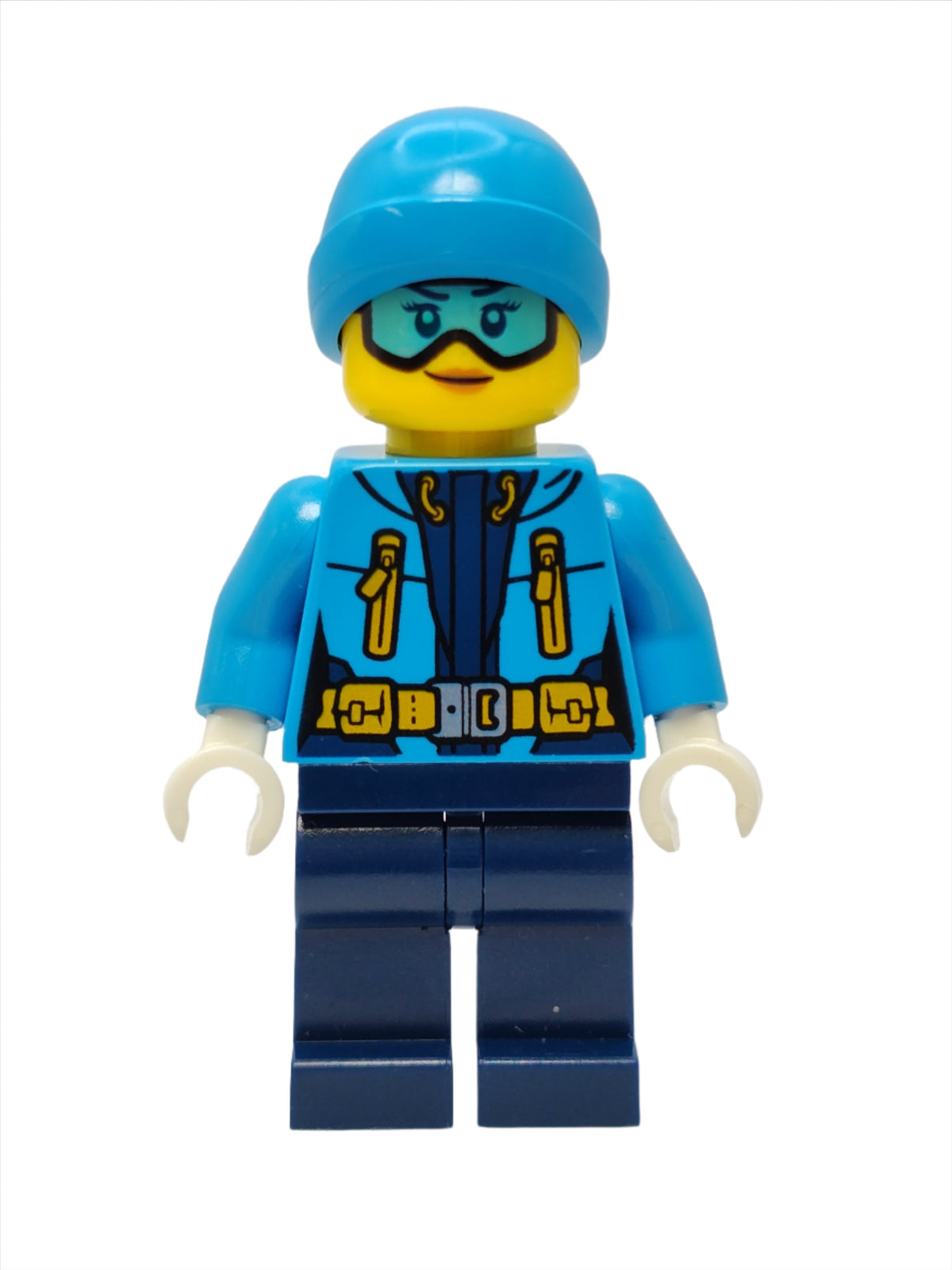 Arctic Explorer - Female with Dark Azure Beanie, cty0906