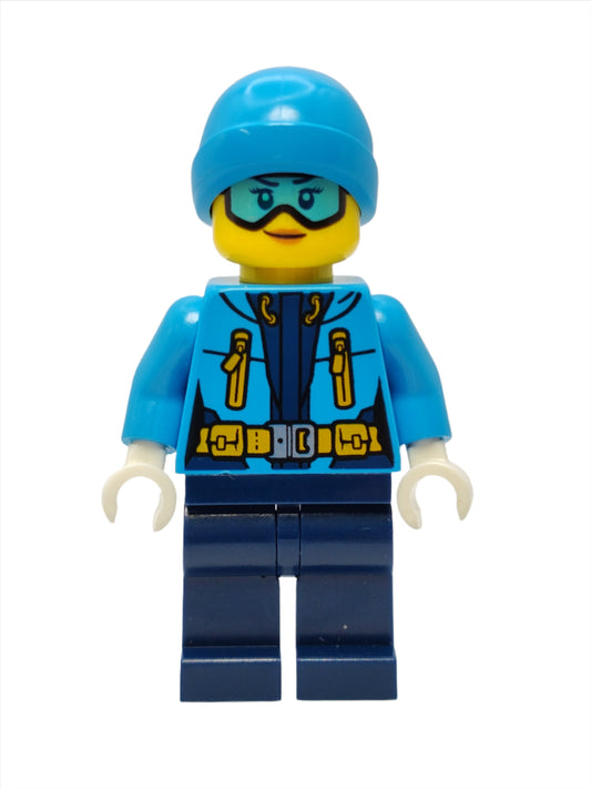 Arctic Explorer - Female with Dark Azure Beanie, cty0906