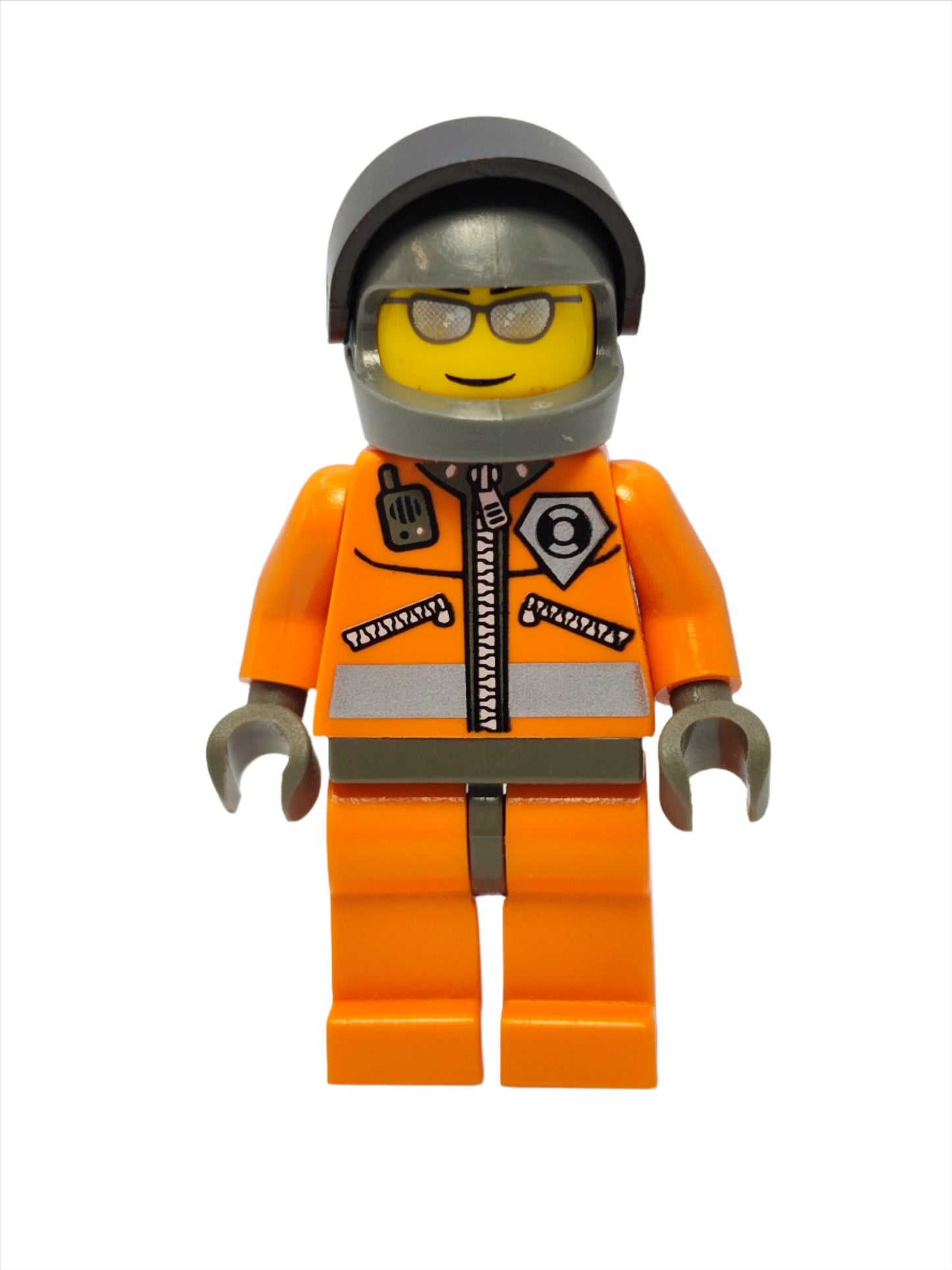 Coast Guard World City - Orange Jacket with Zipper and Dark Gray Helmet, wc013