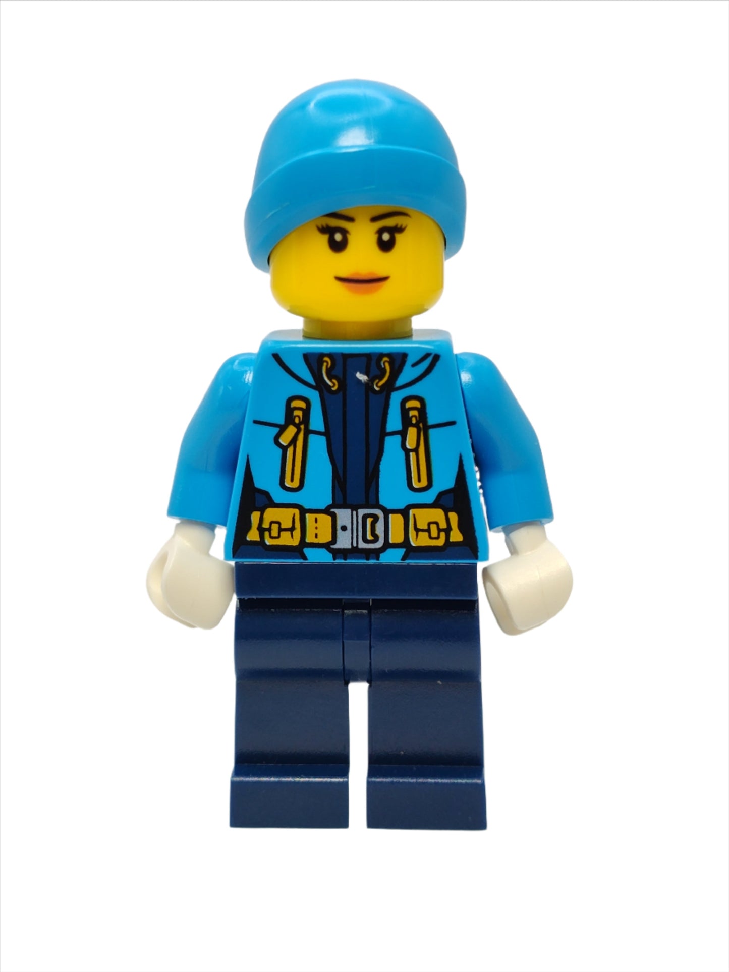 Arctic Explorer - Female with Dark Azure Beanie, cty0931