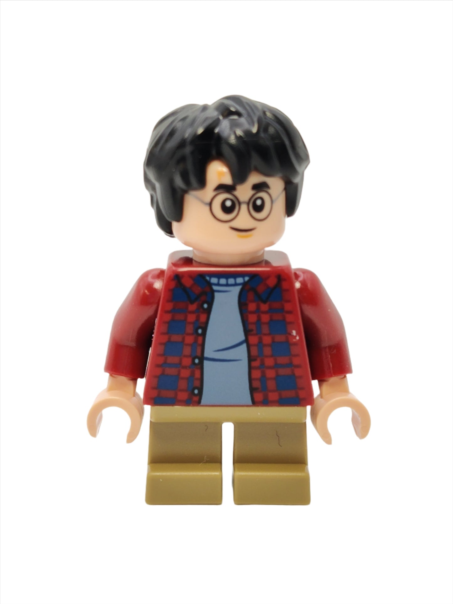 Harry Potter - Dark Red Plaid Flannel (Tan Short Legs), hp481