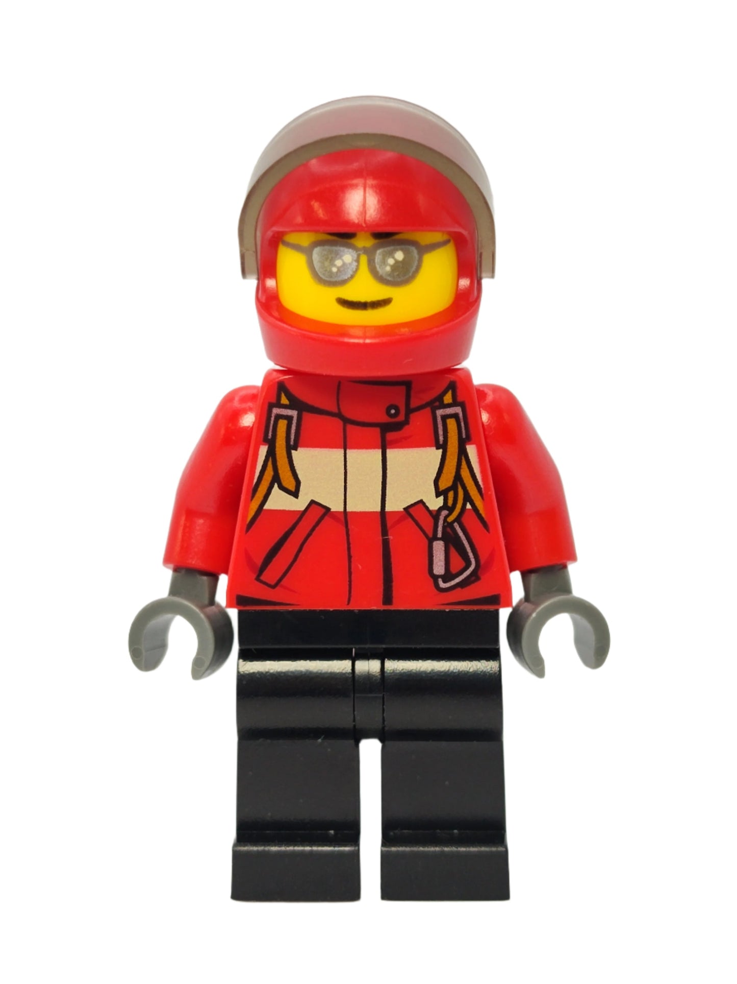 City Pilot Male - Red Fire Suit with Carabiner, cty0678