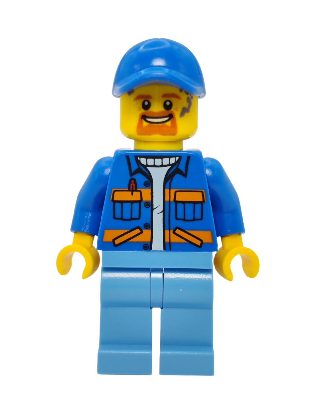 Garbage Worker - Male with Goatee and Splotches, cty0956