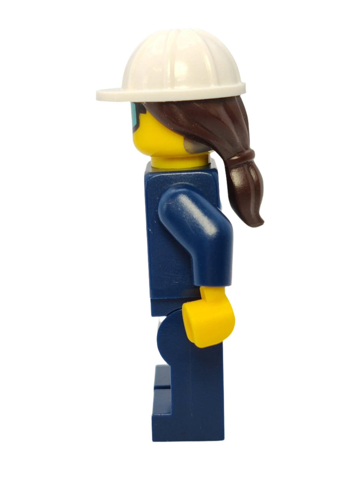 Rocket Engineer - Female Light Blue Goggles and Face Covered with Dirt, cty1038