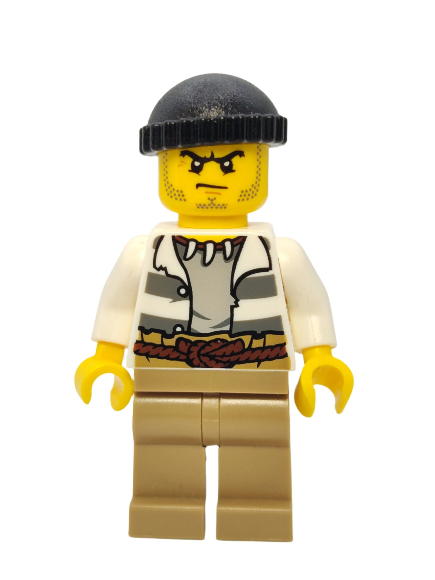 Swamp Police - Crook Male with Dark Bluish Gray Knit Cap, cty0515