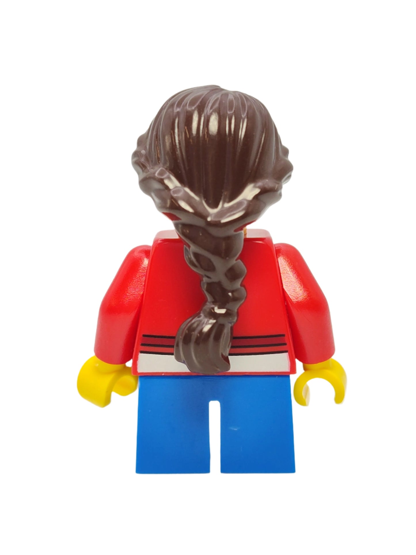 Sweater Cropped with Bow and Ponytail Long French Braided, cty0339