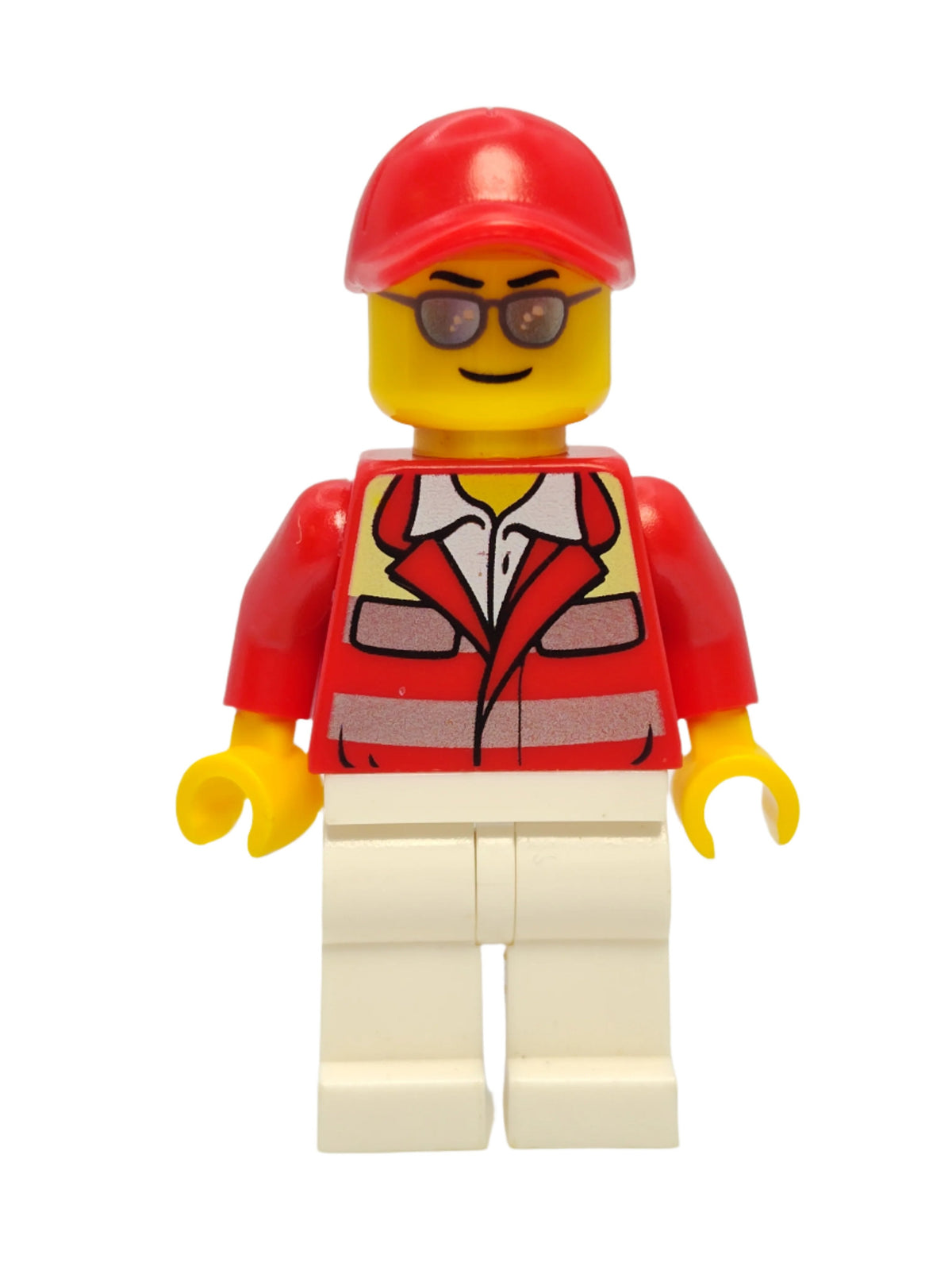 Paramedic Male - Red Uniform with Red Short Bill Cap, cty0608