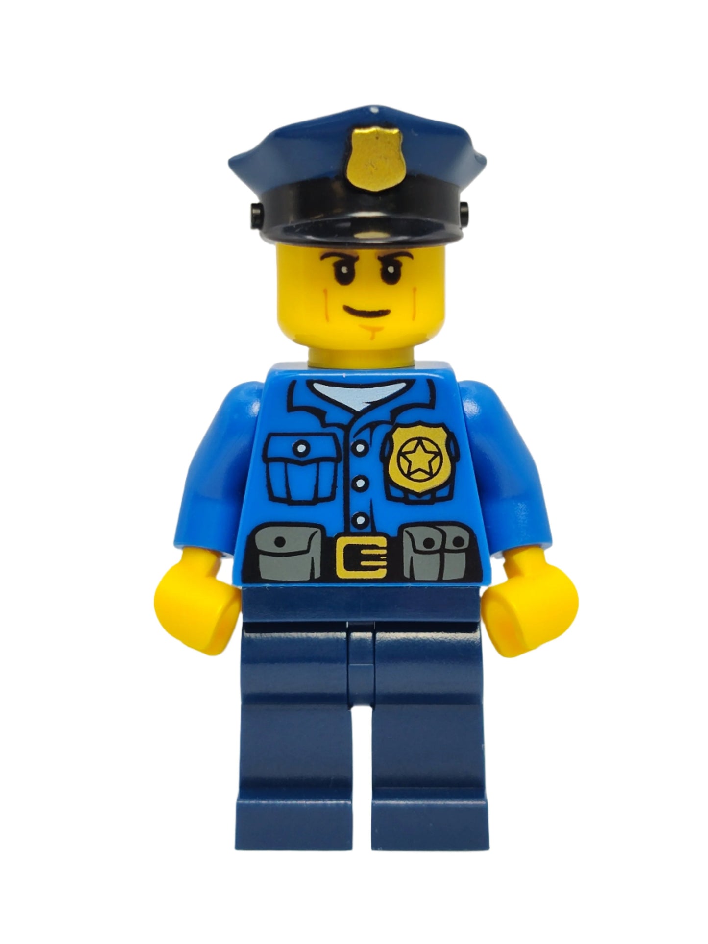 Police City Officer - Police Hat and Cheek Lines, cty0458