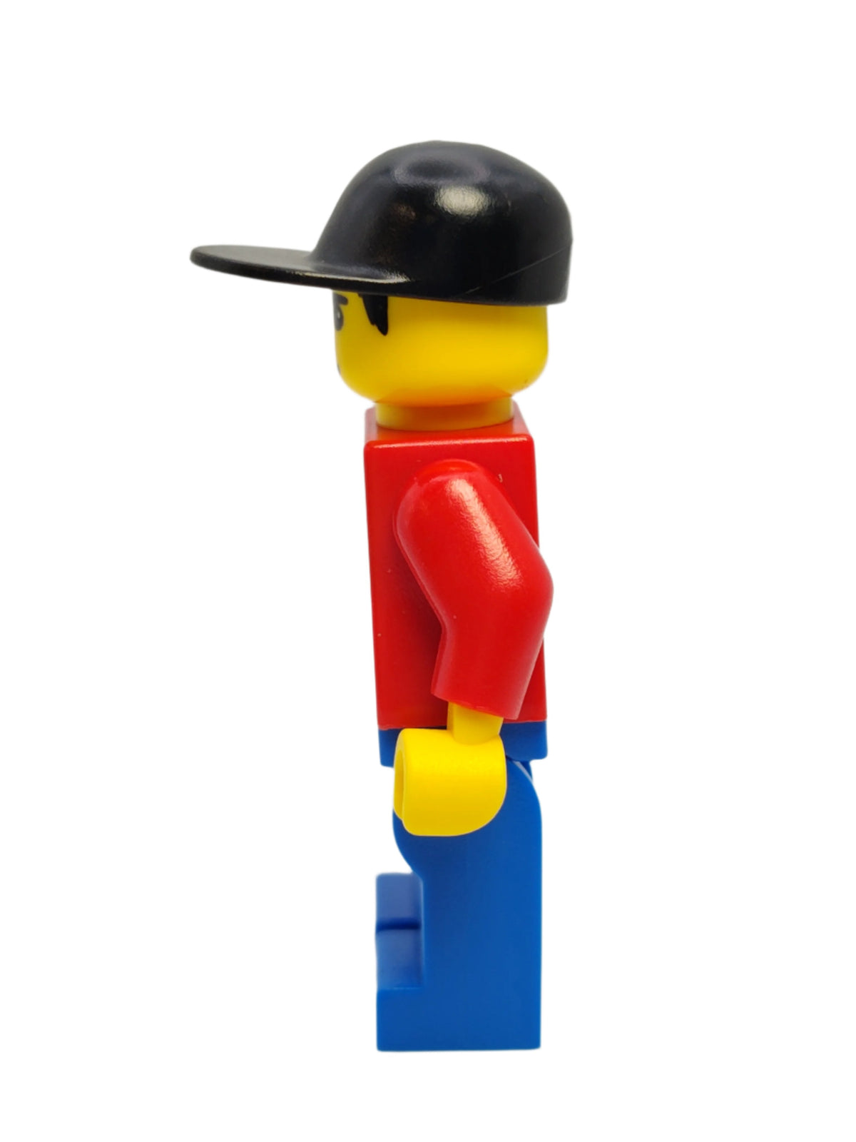 Red Jacket with Zipper Pockets and Classic Space Logo - Black Cap, twn027