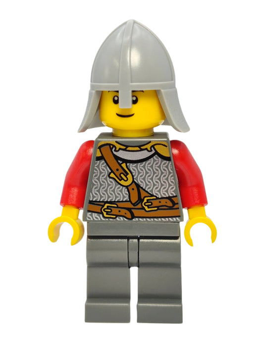 Lion Knight Scale Mail with Chest Strap and Belt, cas478a