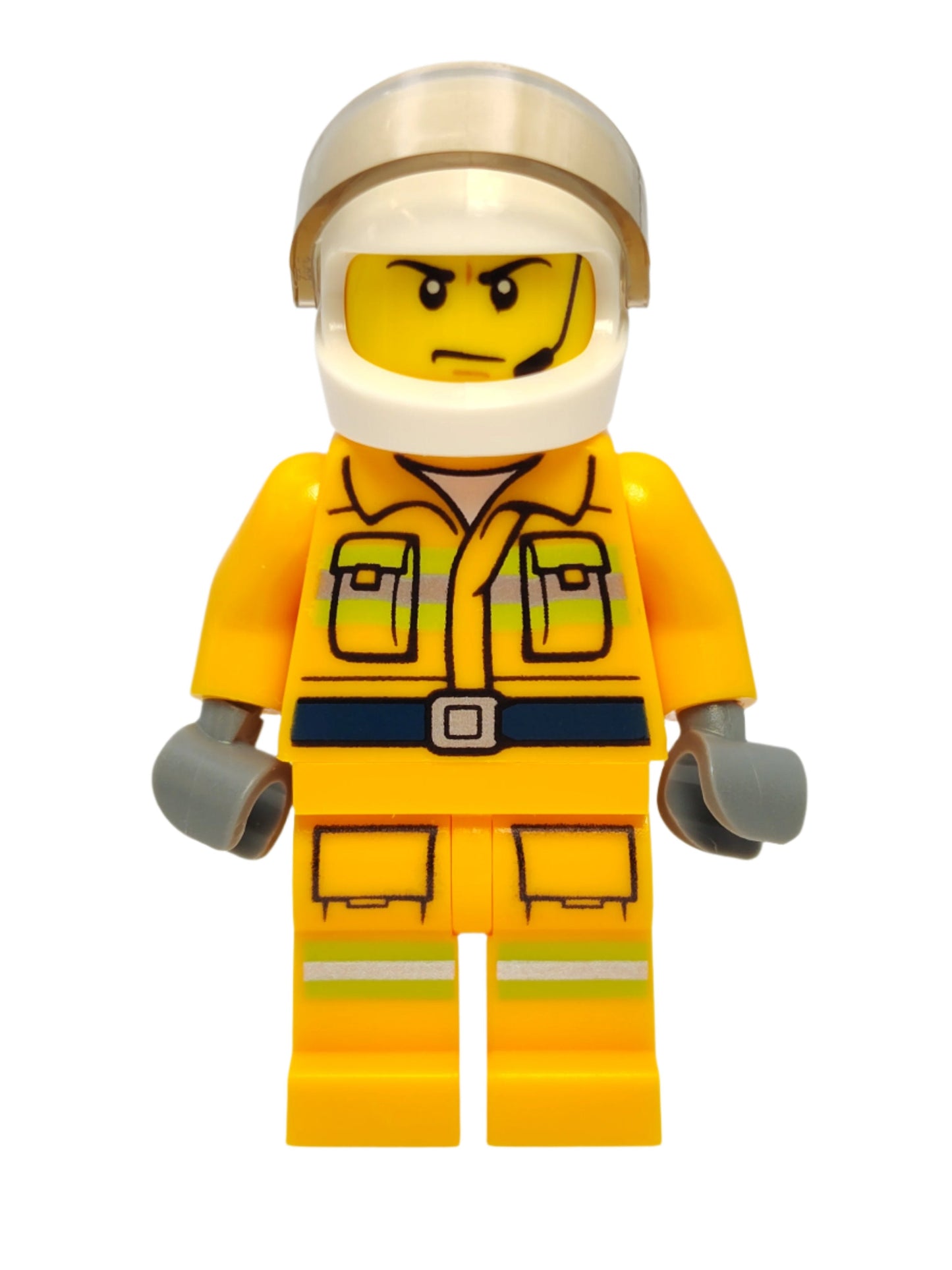 Fire - Bright Light Orange Suit with Scowl, cty0968