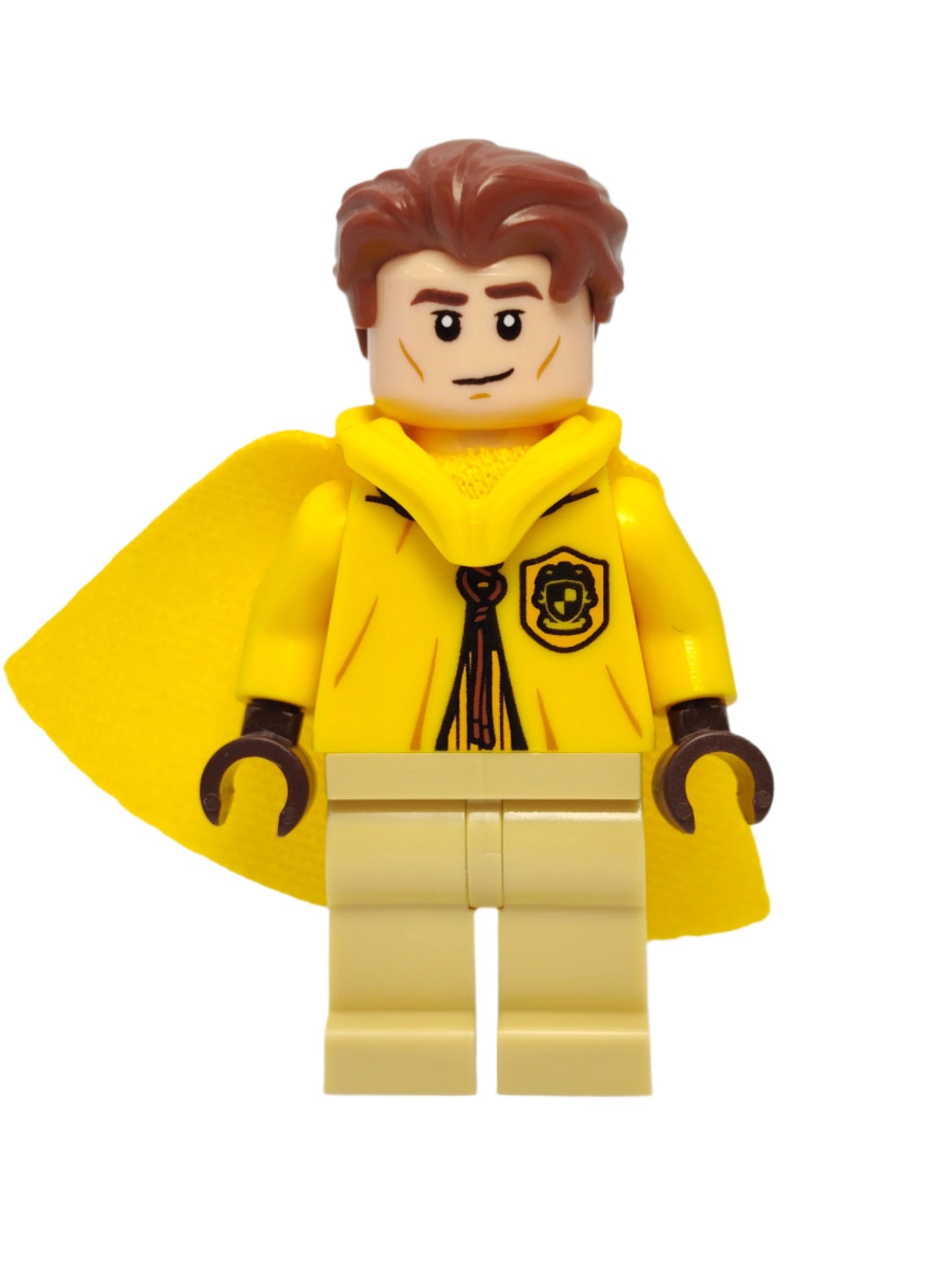 Cedric Diggory - Yellow Hufflepuff Quidditch Uniform with Hood and Cape, hp429