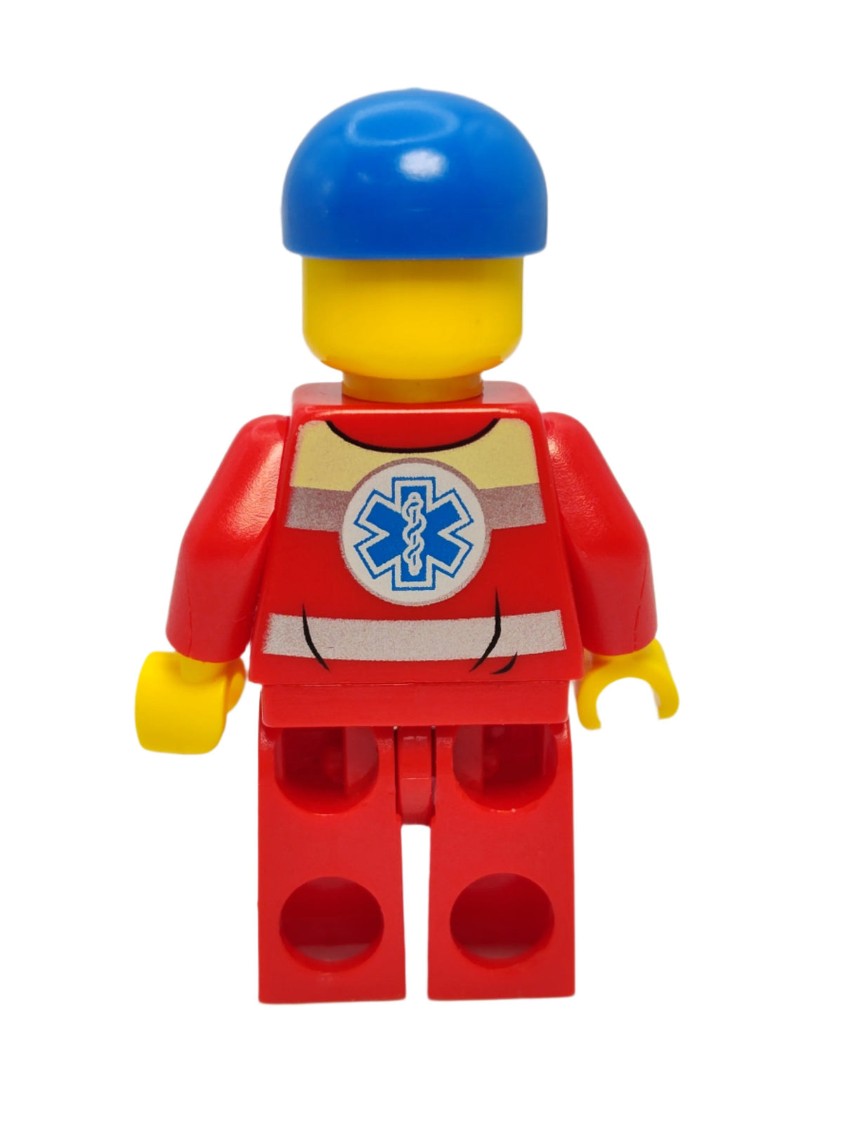 Paramedic Female - Red Uniform and Blue Short Bill Cap, cty0317