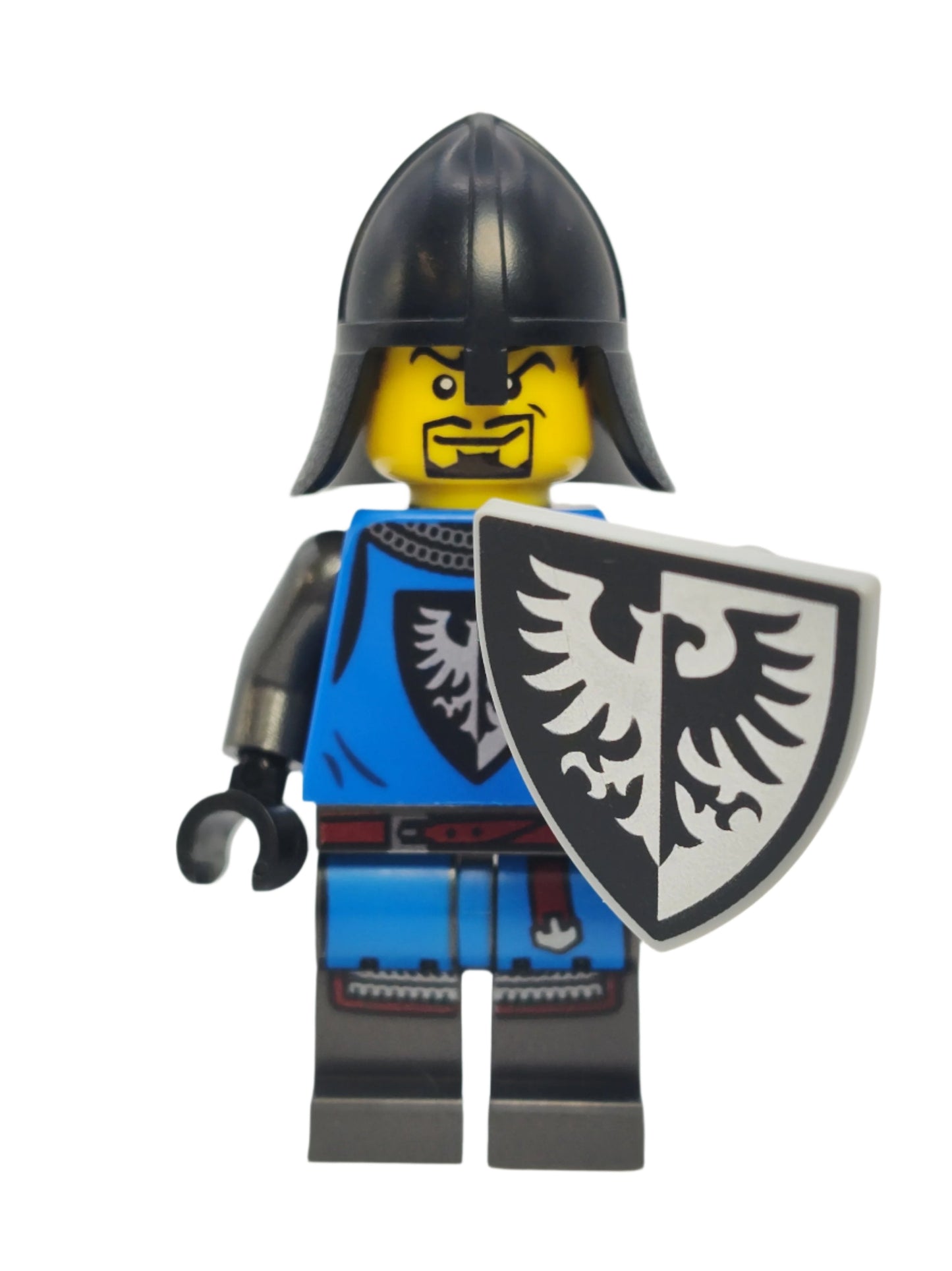 Modern Black Falcon Knight with Helmet with Neck Protector