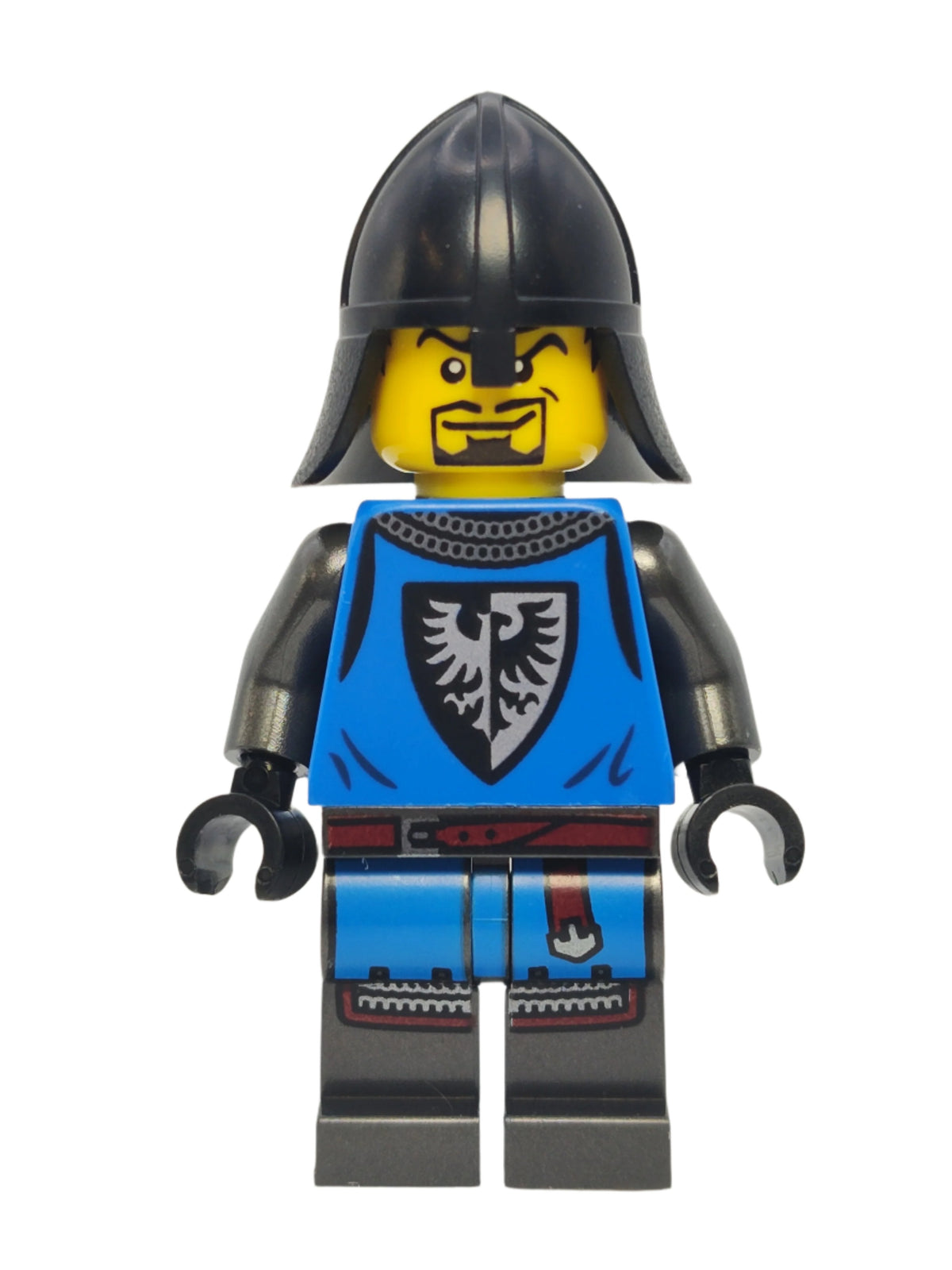 Modern Black Falcon Knight with Helmet with Neck Protector