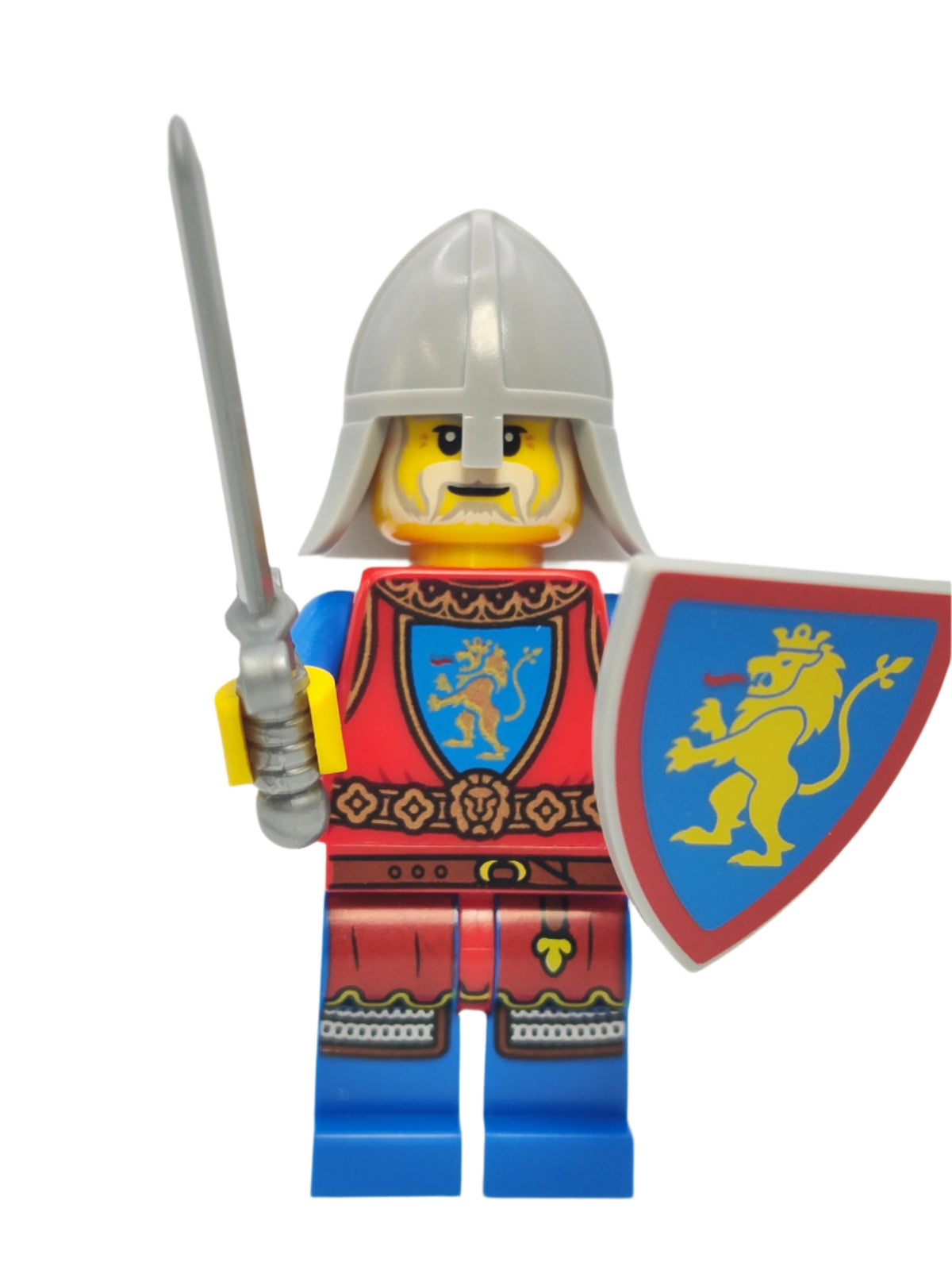Modern Lion Knight with White Beard with Shield Varient