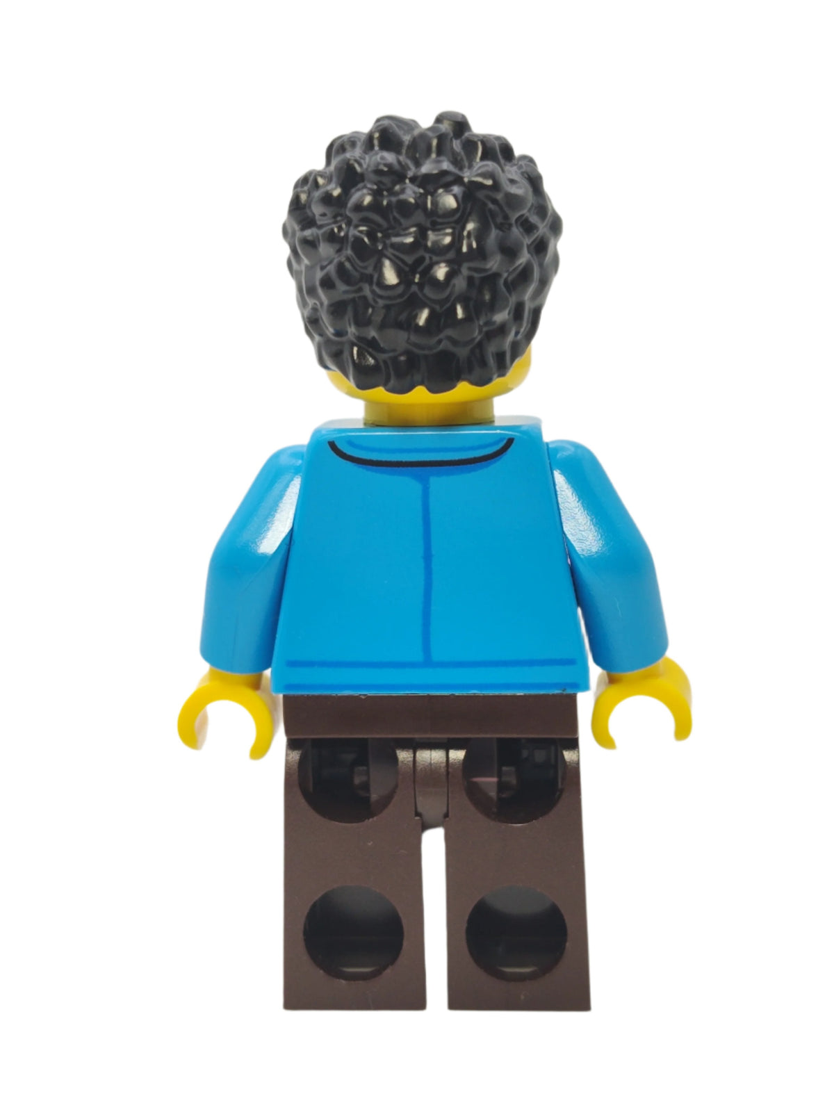 Cozy House Resident - Jacket with Classic Space Logo and Black Short Coiled Hair, cty1583