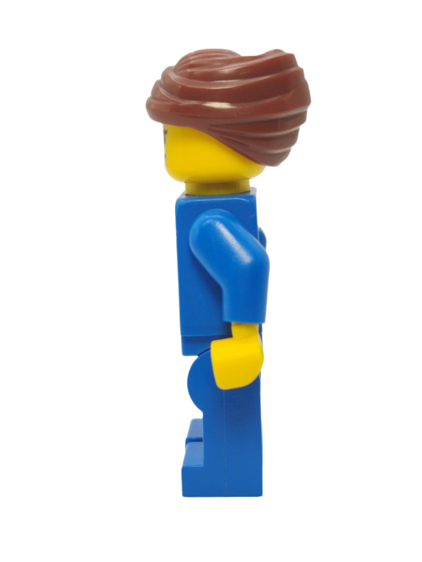 Astronaut - Blue Jumpsuit with Hair Swept Back Into Bun, cty1036
