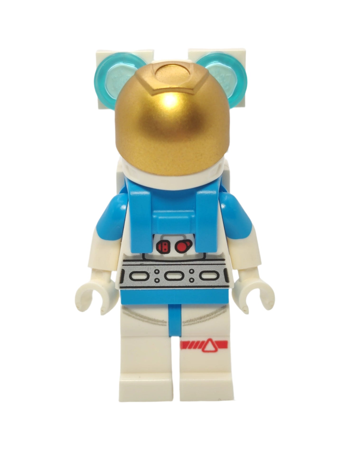 Lunar Research Astronaut - White and Dark Azure Suit with Backpack Lights, cty1414