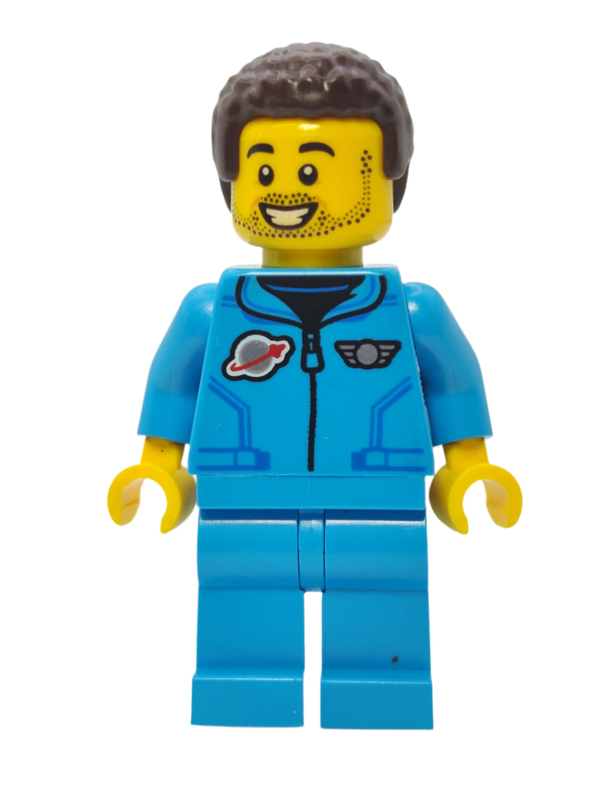 Lunar Research Astronaut - Dark Azure Jumpsuit and Stubble, cty1412
