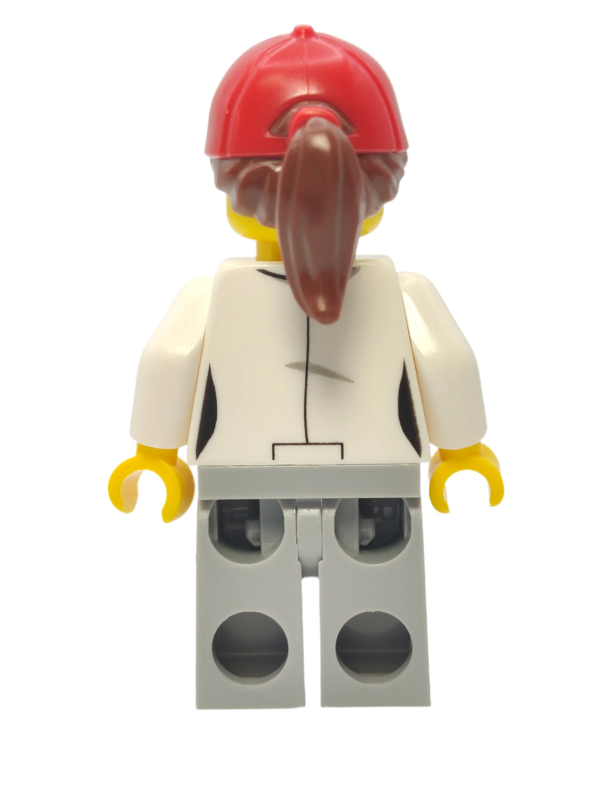 Scientist - Red Cap with Ponytail Hair and Blue Goggles, cty1069