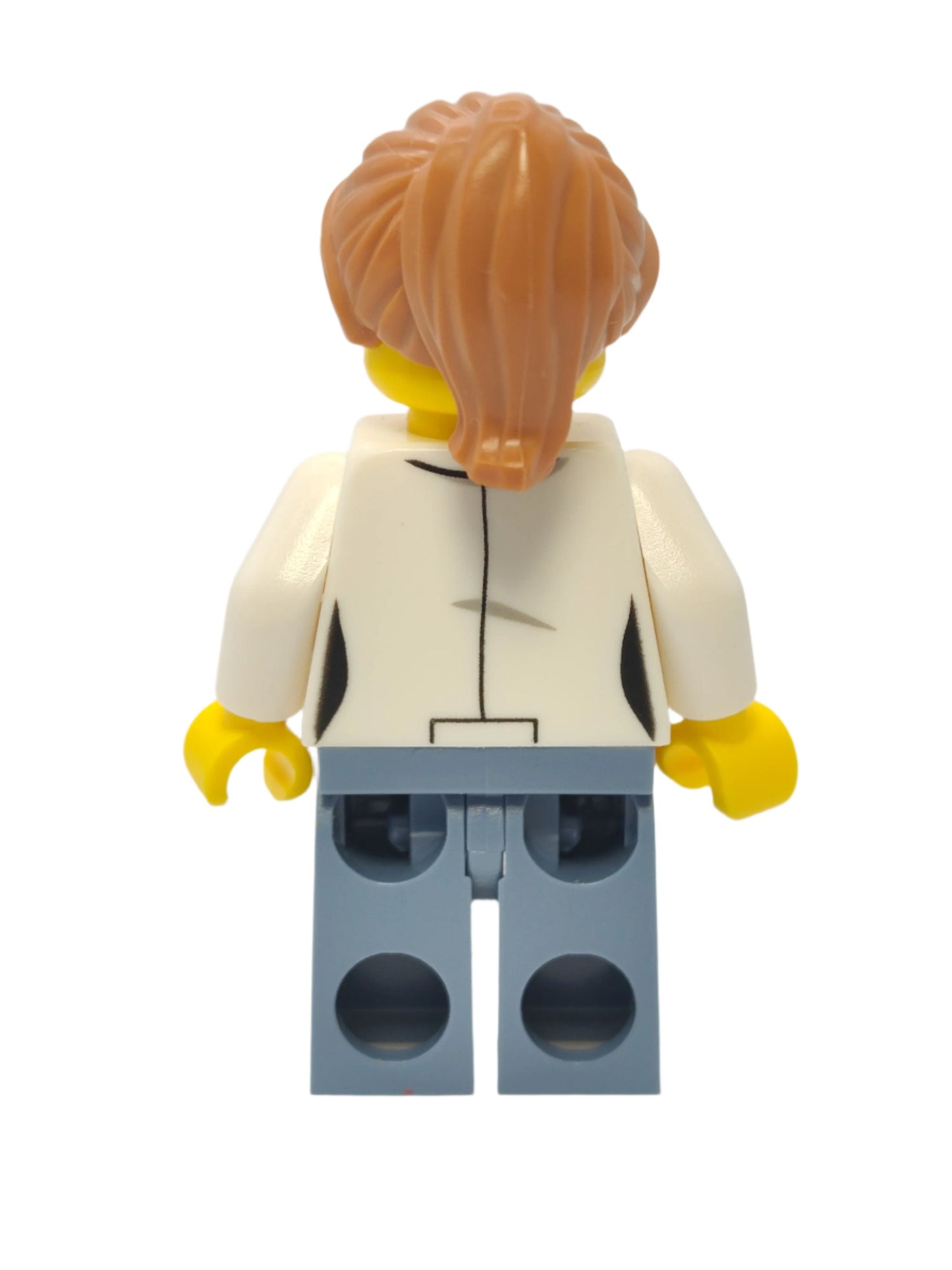Ocean Researcher - White Jacket with Glasses and Medium Nougat Hair, cty1167