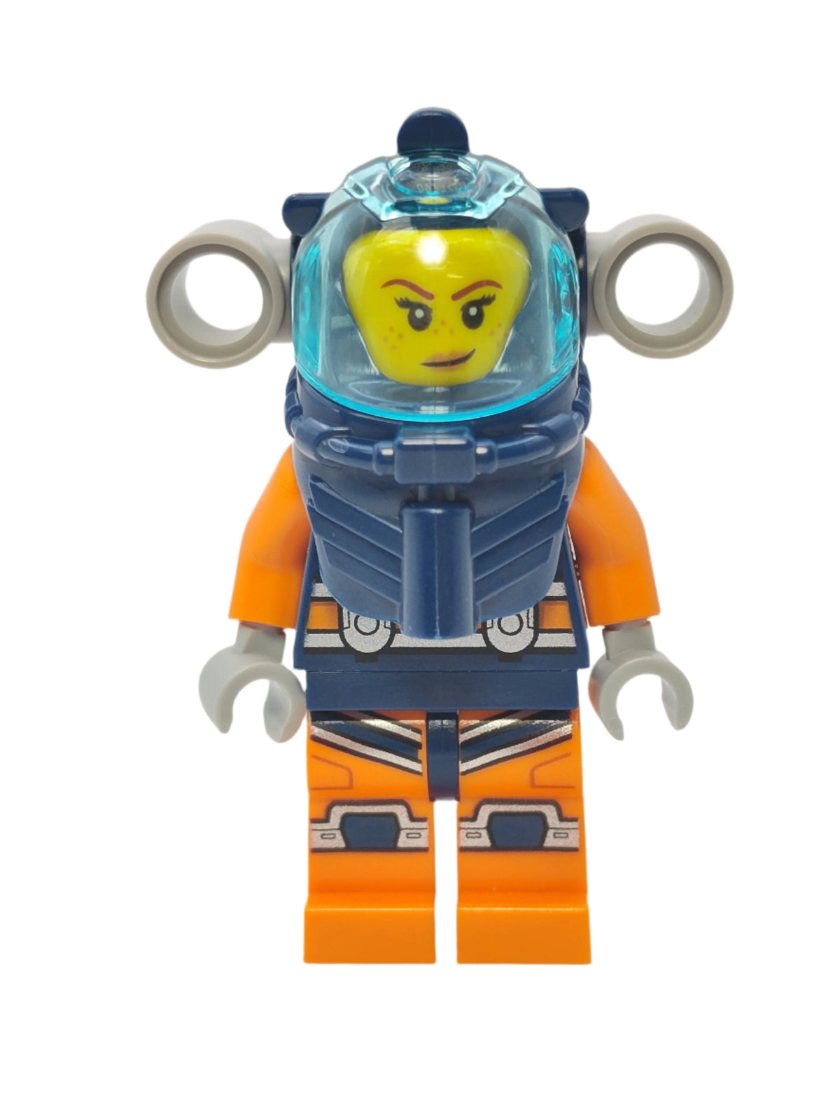Deep Sea Diver - Dark Blue Helmet with Smirk / Left Eye Squinted, cty1169