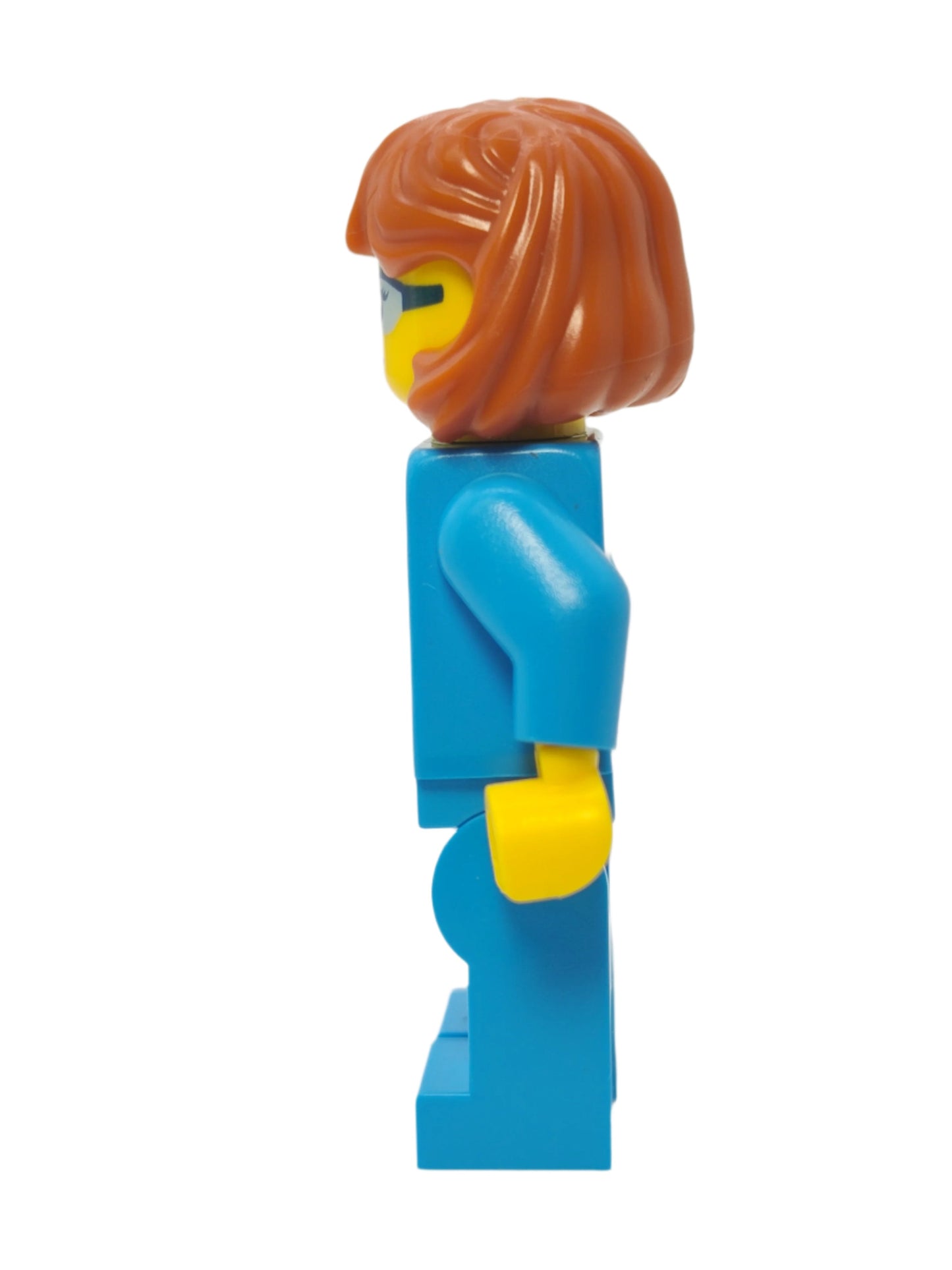 Lunar Research Astronaut - Dark Azure Jumpsuit with Dark Orange Hair, cty1411