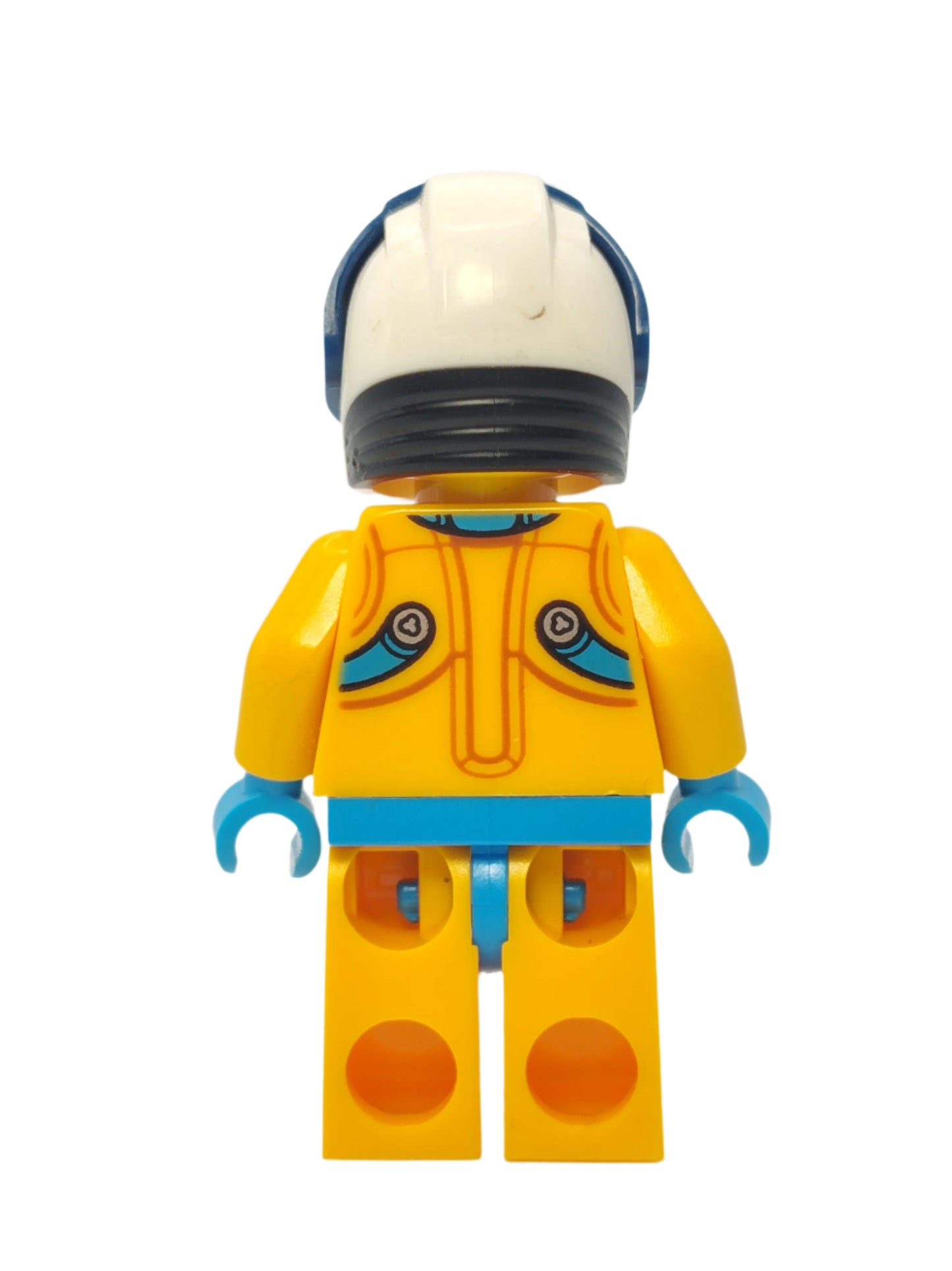 Lunar Research Astronaut - Bright Light Orange and Dark Azure Suit, cty1431