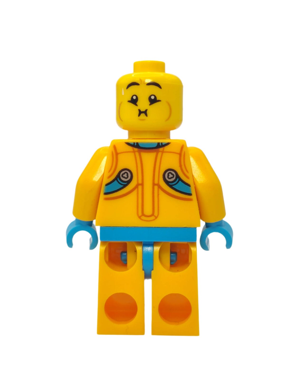 Lunar Research Astronaut - Bright Light Orange and Dark Azure Suit, cty1431