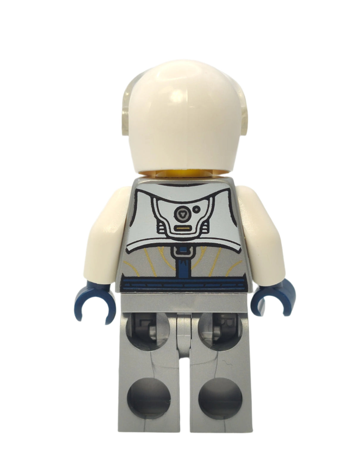 Astronaut - Flat Silver Spacesuit with White Panel with Classic Space Logo, twn400