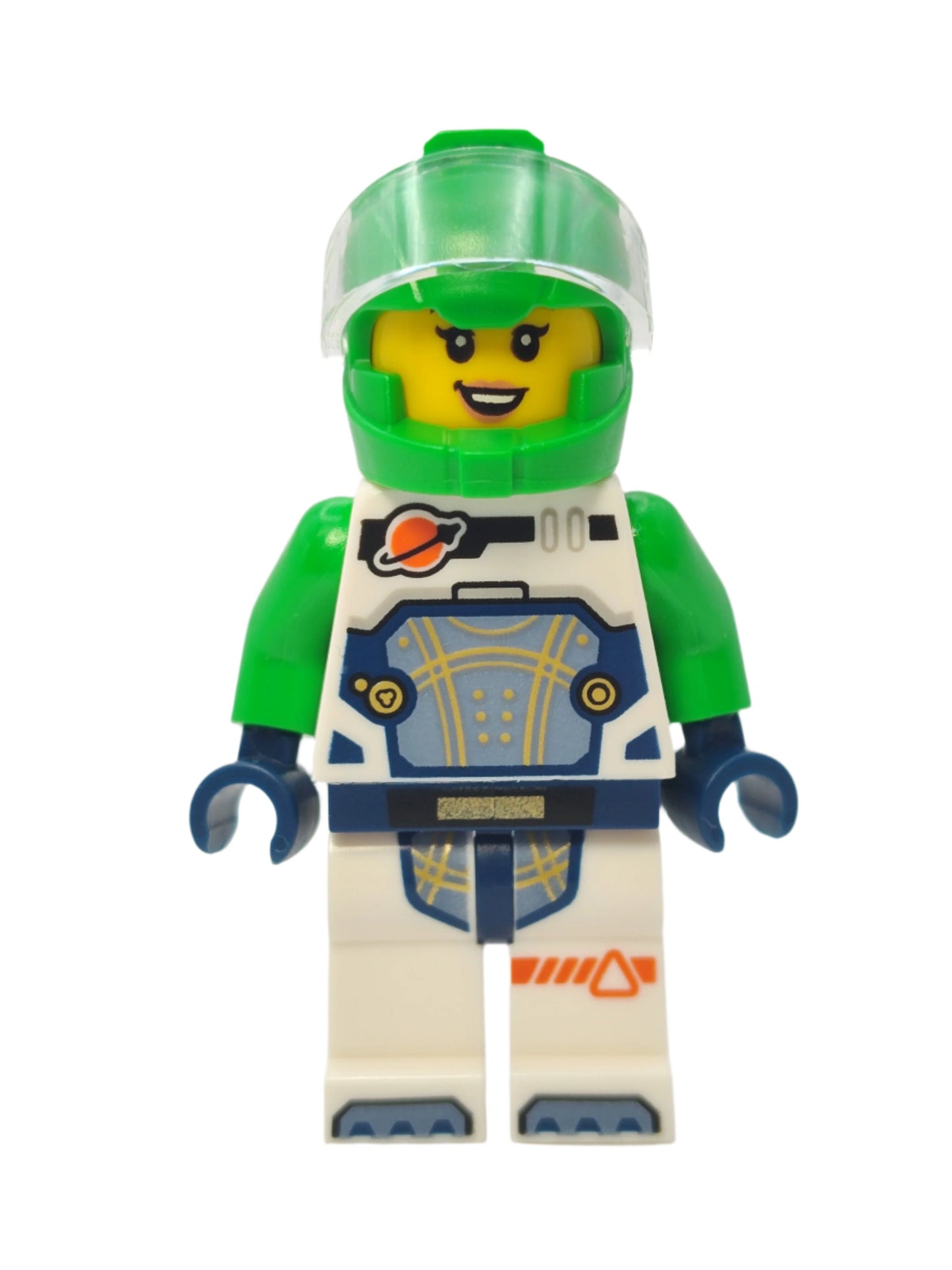 Astronaut - White Spacesuit with Bright Green Helmet, cty1759