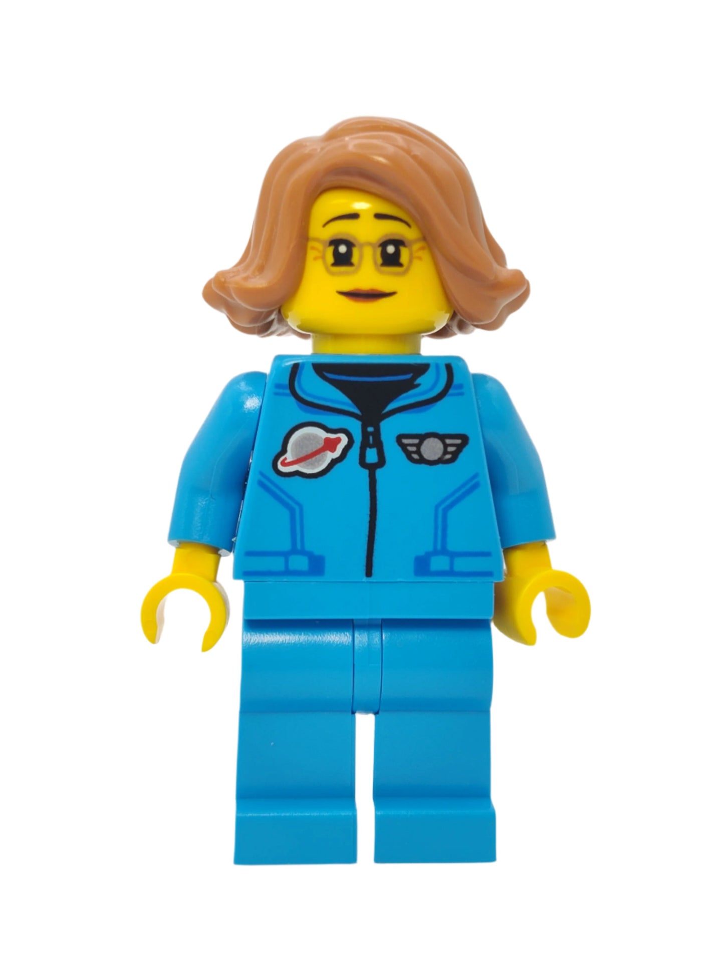 Lunar Research Astronaut - Dark Azure Jumpsuit with Medium Nougat Hair, cty1422