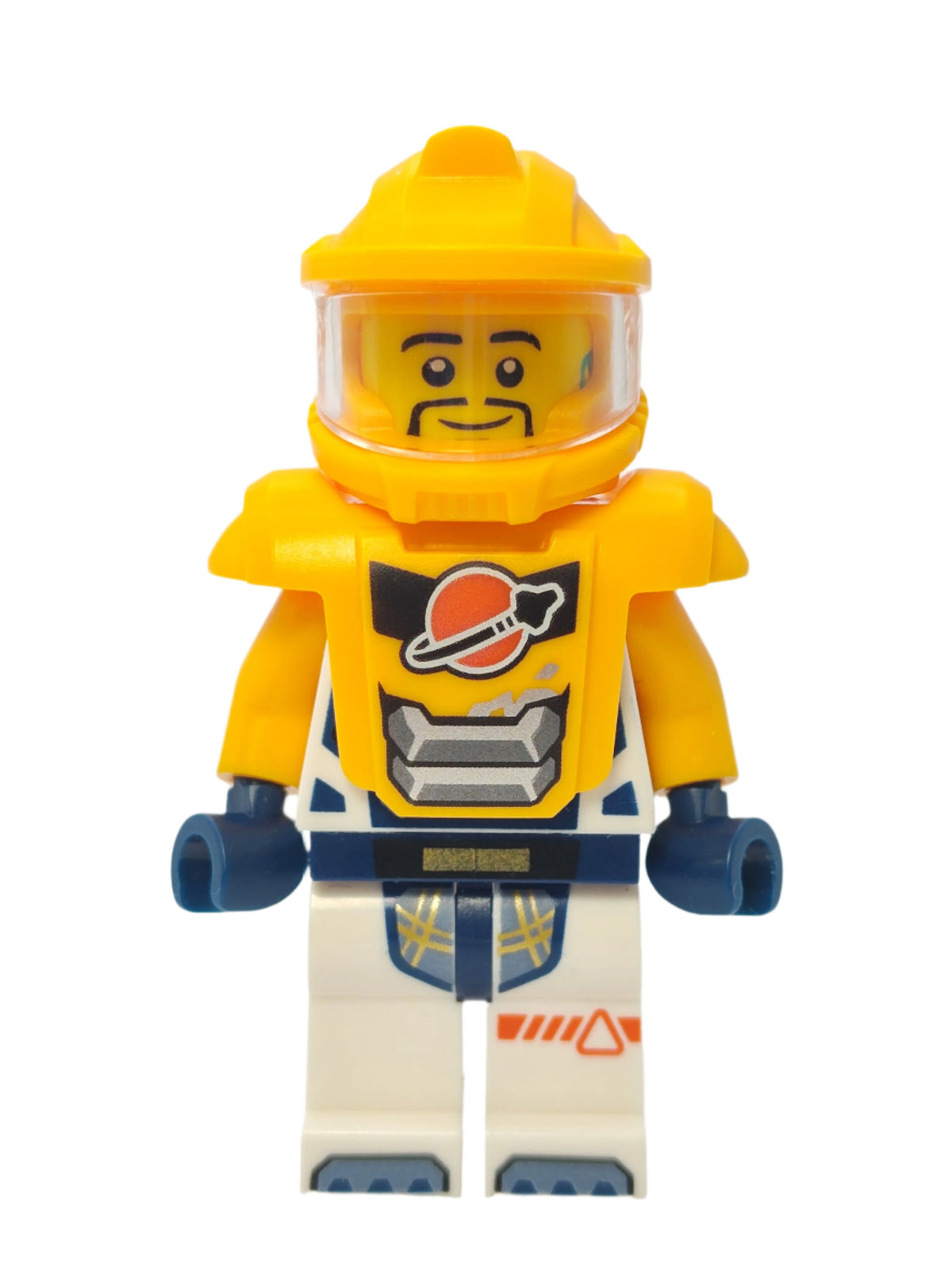 Astronaut - White Spacesuit with Bright Light Orange Armor, cty1745