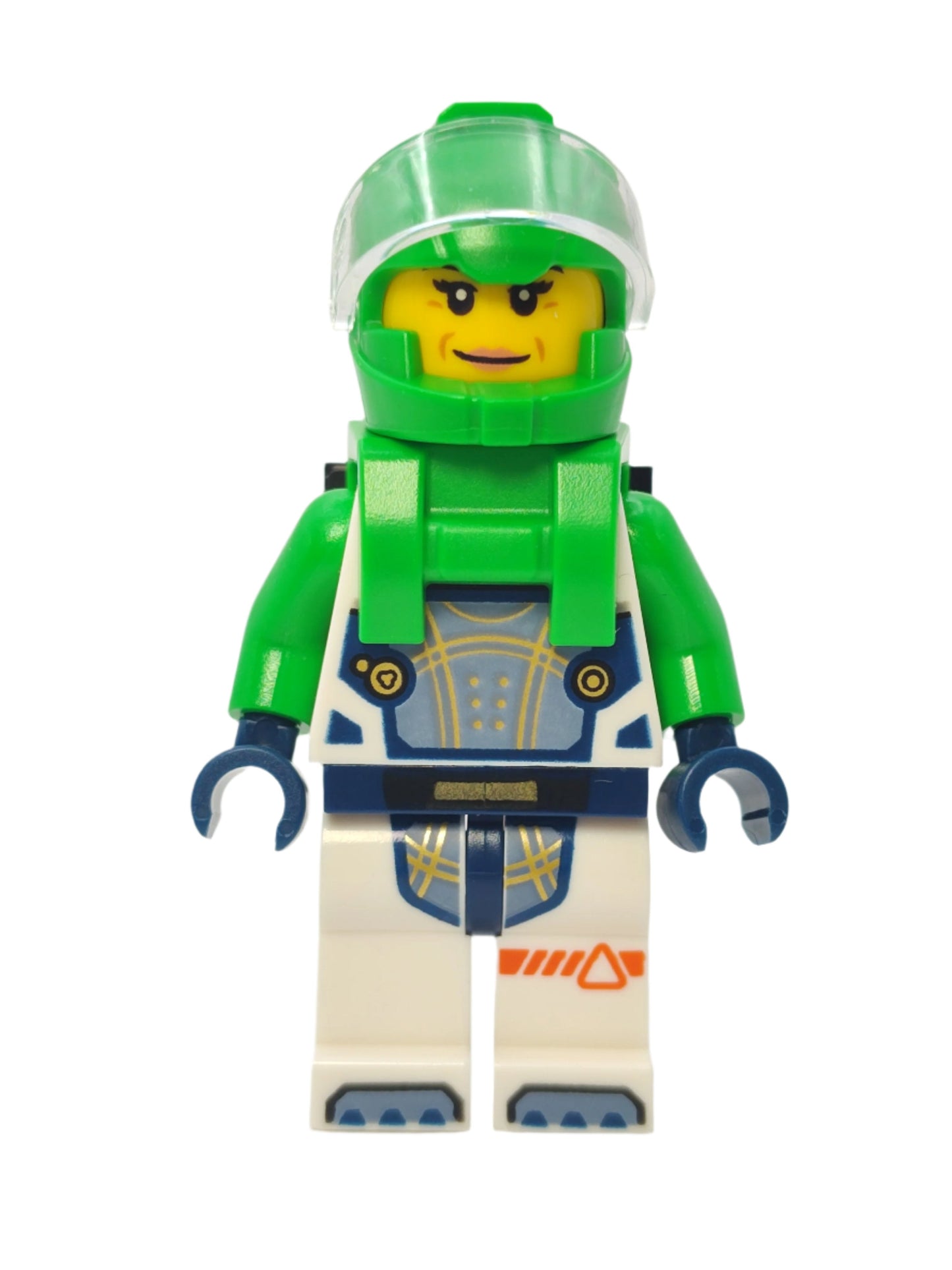 Astronaut - White Spacesuit with Bright Green Arms, cty1726