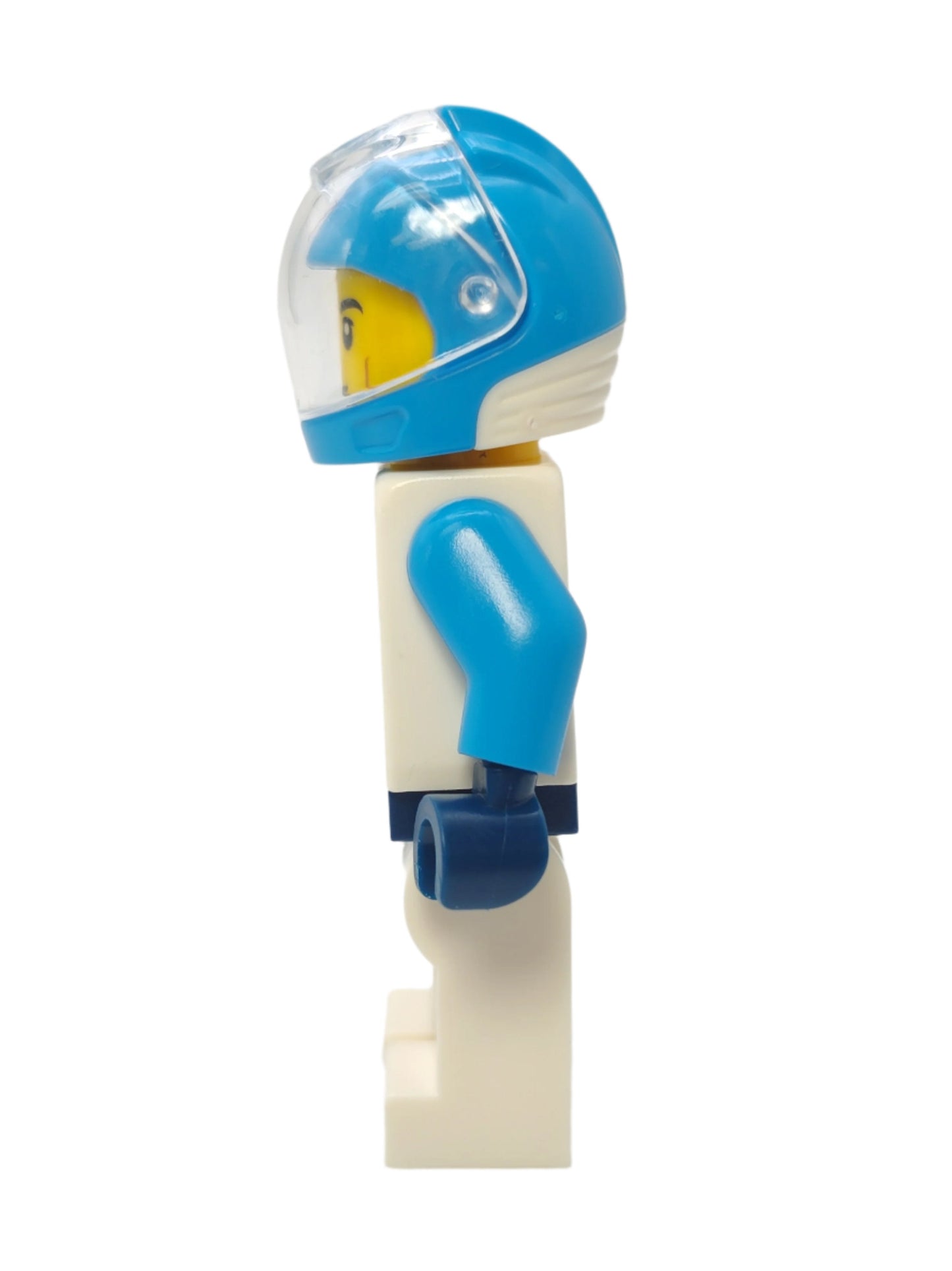 Astronaut - White Spacesuit with Dark Azure Arms and Smirk, cty1758