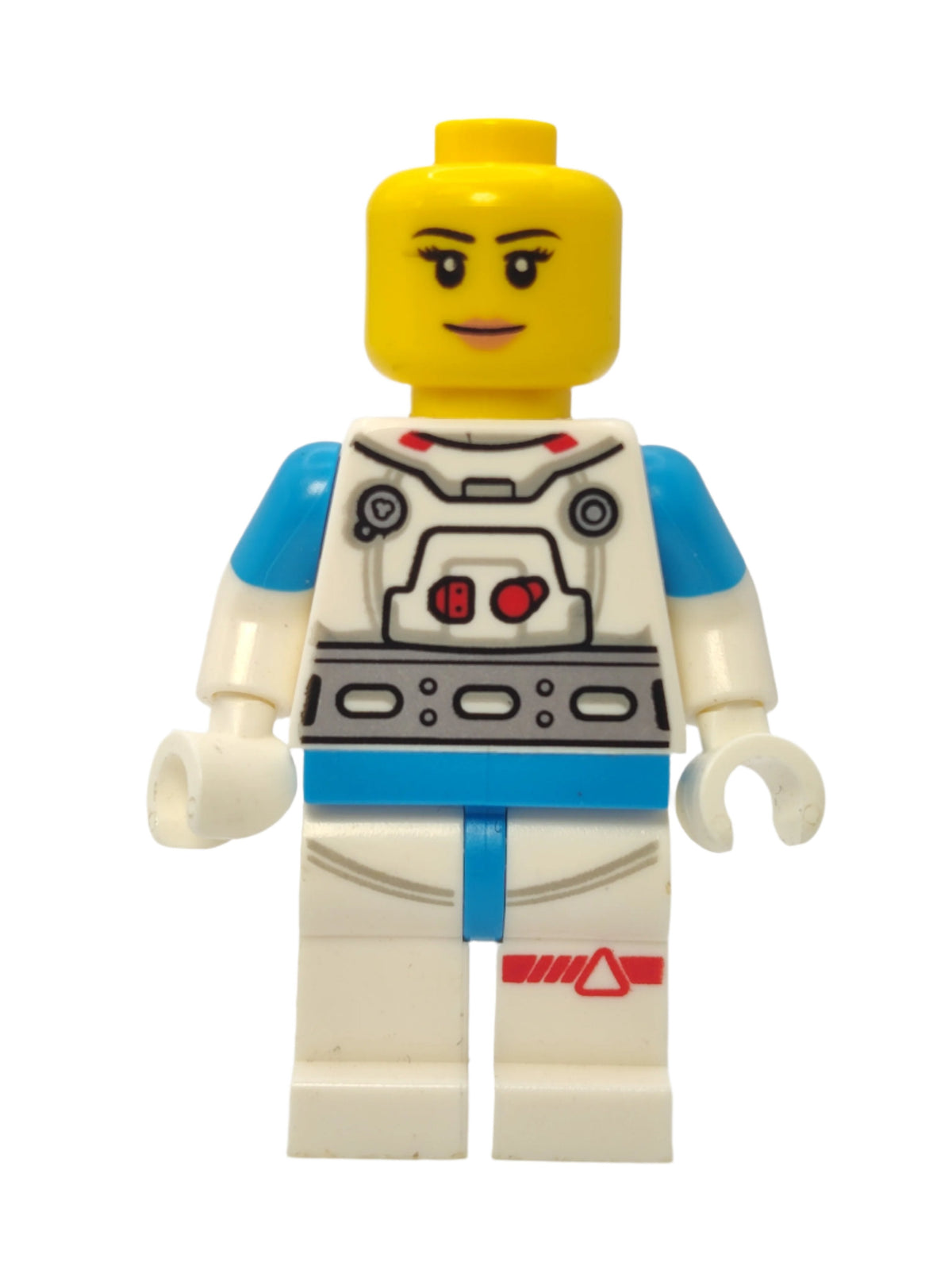 Lunar Research Astronaut - White and Dark Azure Suit and Metallic Gold Visor, cty1423