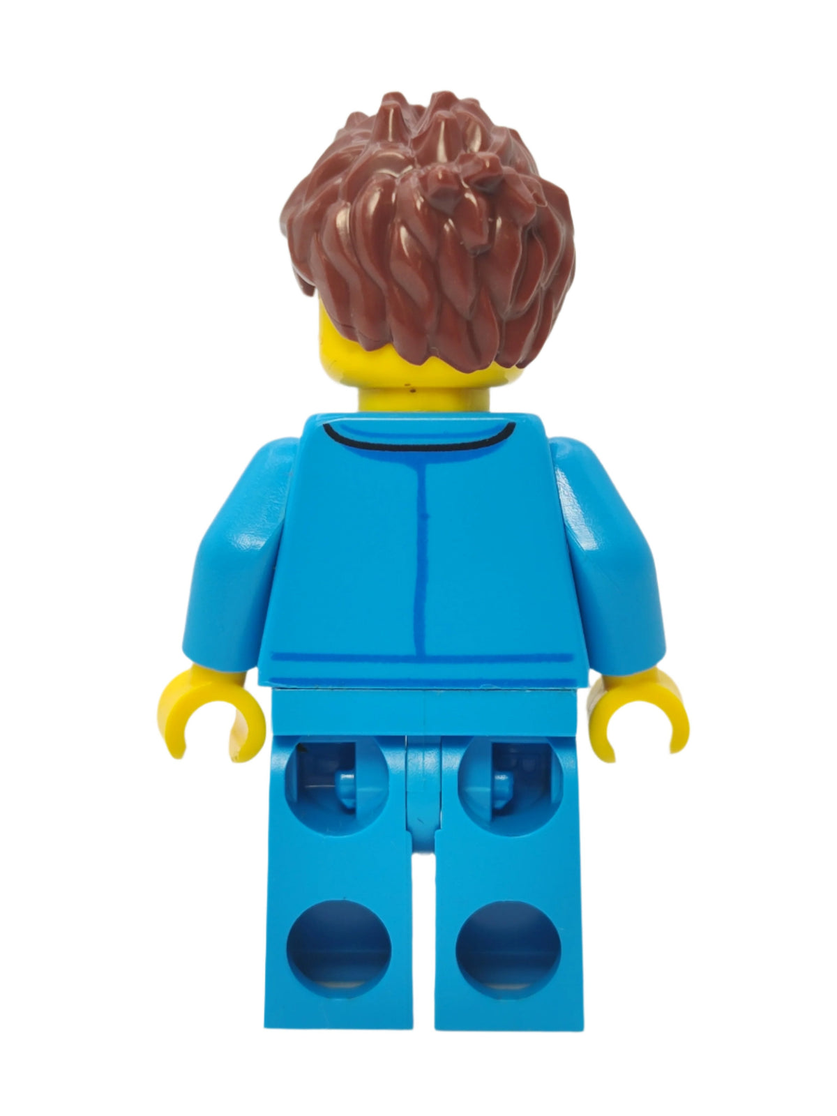Lunar Research Astronaut - Dark Azure Jumpsuit with Reddish Brown Spiked Hair, cty1427