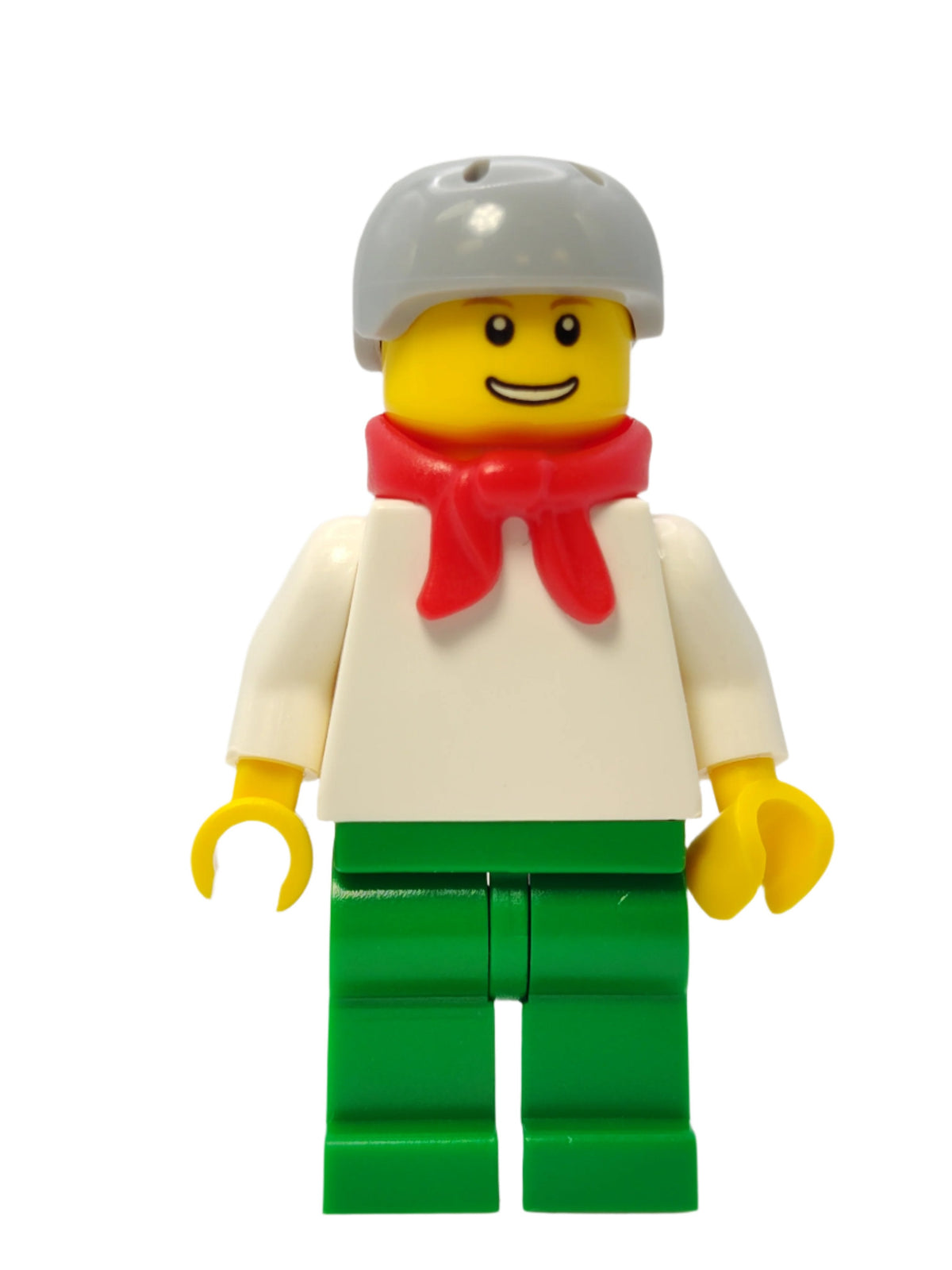 Plain White Torso with Helmet and Scarf, cty0156