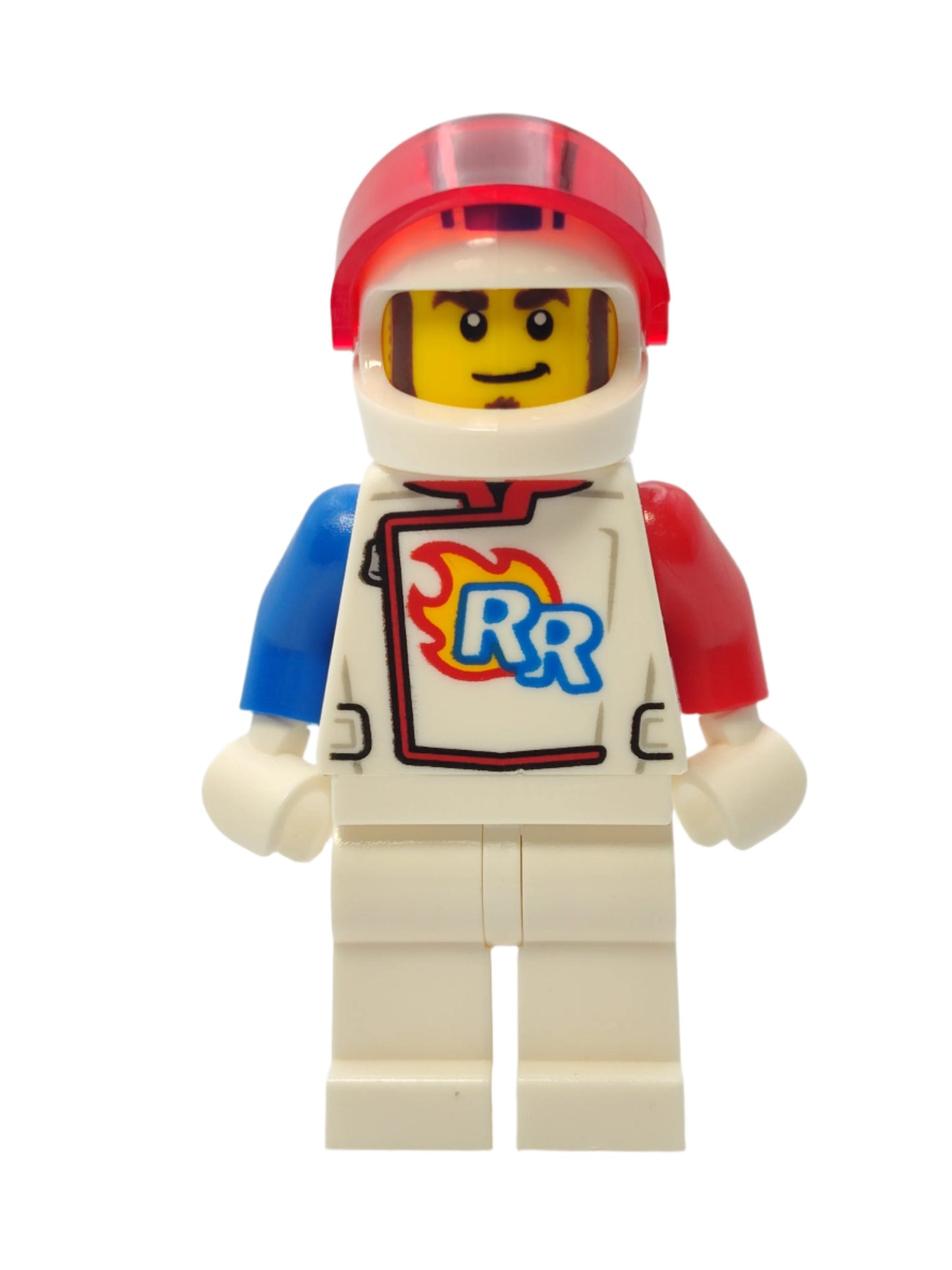 Rocket Racer - Stuntz Driver with White Jumpsuit, cty1319