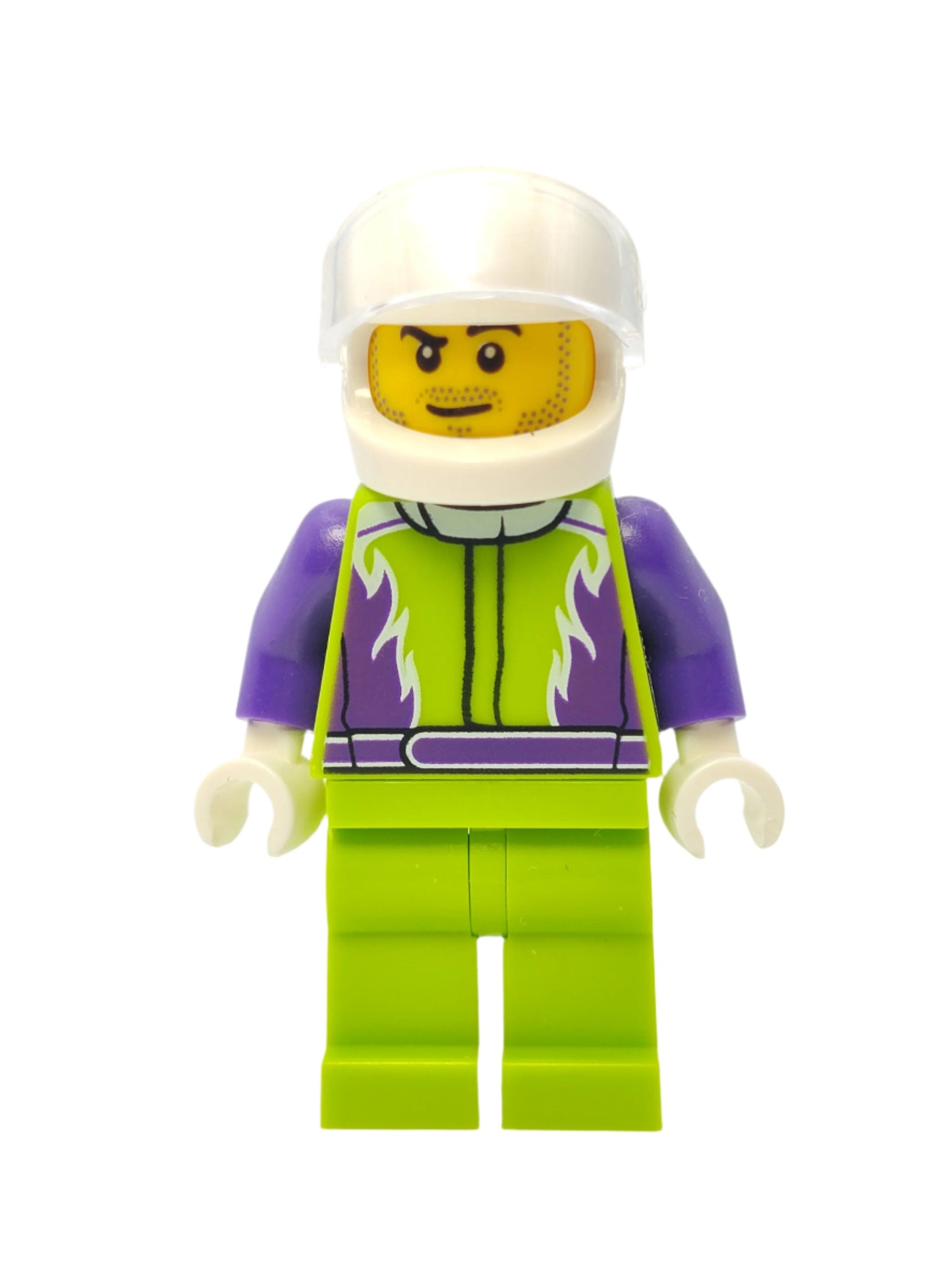 Monster Truck Driver - Jacket with Purple Flames and Arms, cty1107