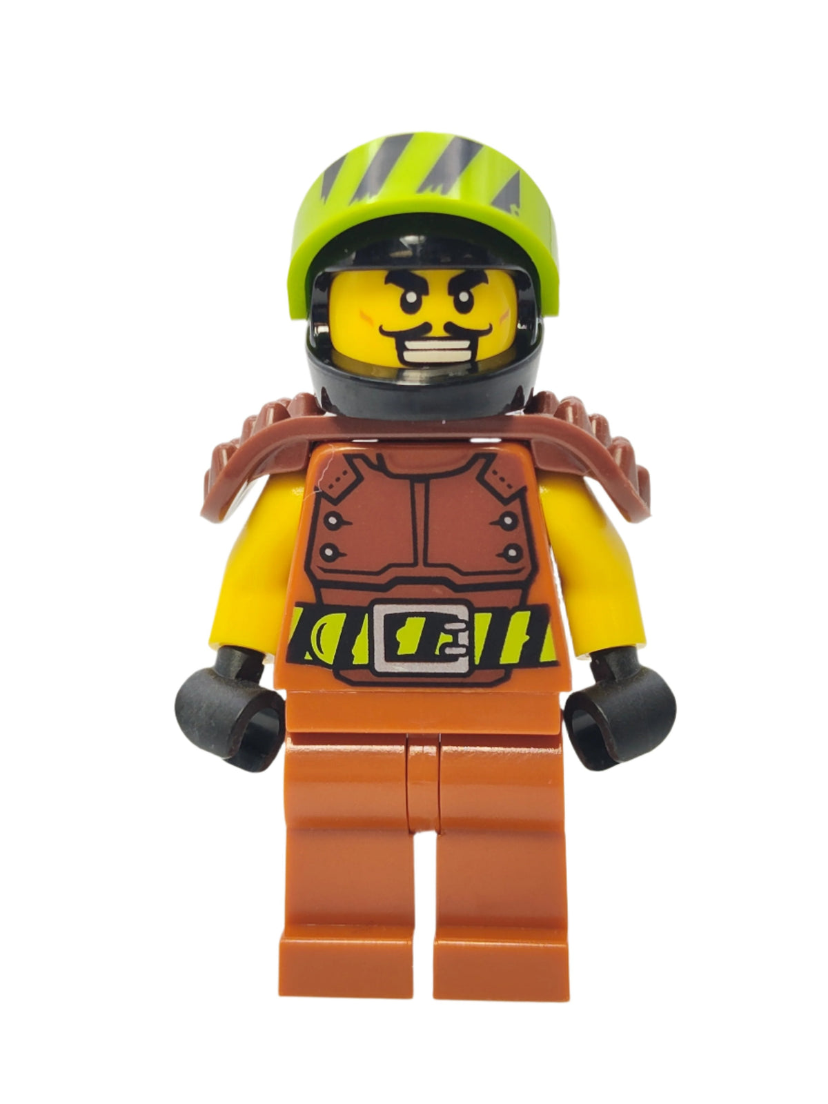 Wallop - Stuntz Driver with Reddish Brown Spiked Shoulder Pads, cty1318