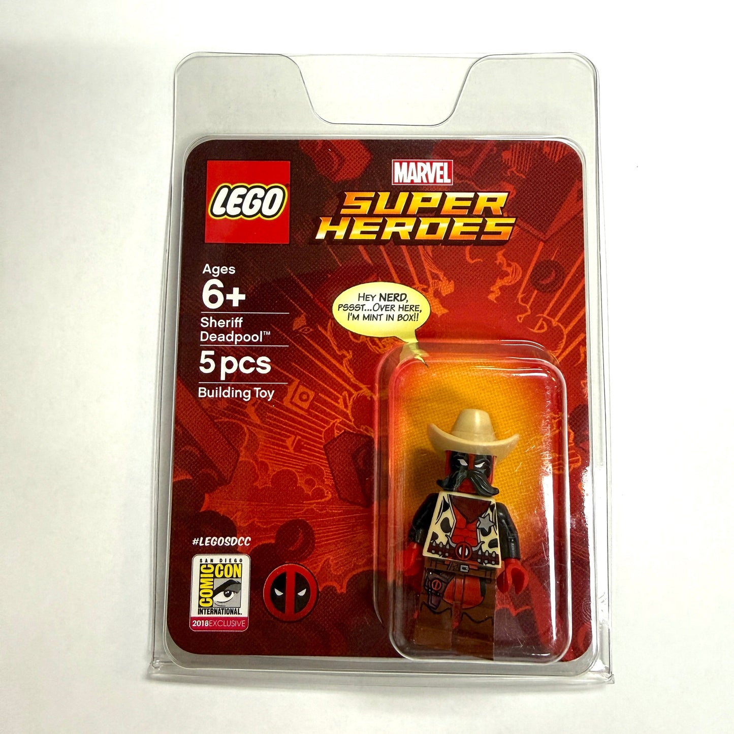 Sheriff Deadpool - San Diego Comic-Con 2018 Exclusive blister pack - LEGO® Marvel Minifigure