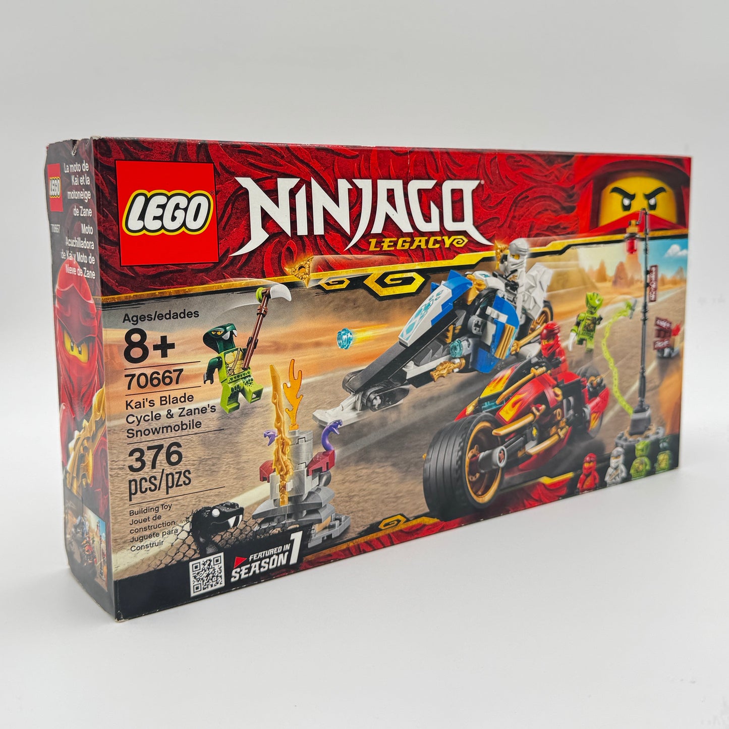 Kai's Blade Cycle & Zane's Snowmobile, 70667 - LEGO® NINJAGO Set