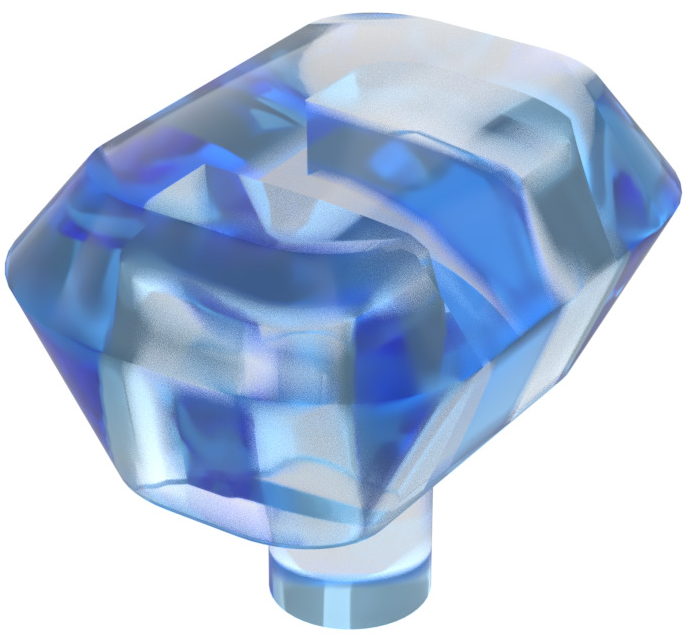 Rock Faceted with Small Pin (Infinity Stone), Part# 36451a