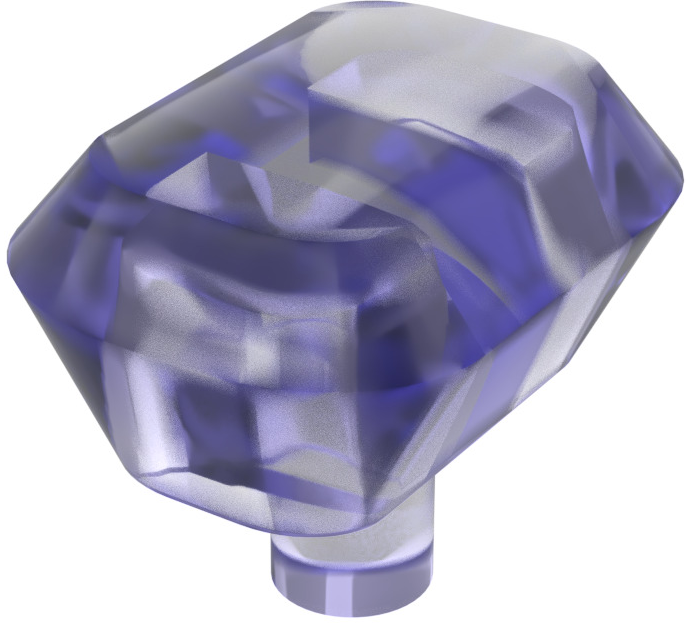 Rock Faceted with Small Pin (Infinity Stone), Part# 36451a