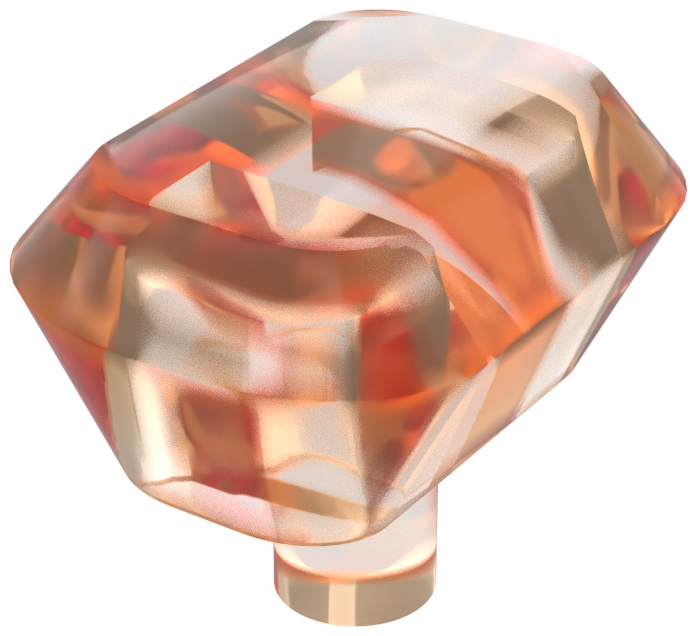 Rock Faceted with Small Pin (Infinity Stone), Part# 36451a