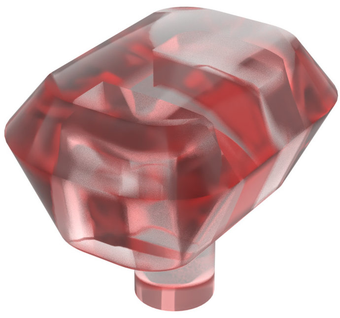 Rock Faceted with Small Pin (Infinity Stone), Part# 36451a