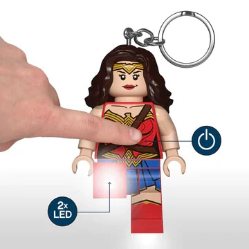 LEGO® WONDER WOMEN 3in SCALE MINIFIGURE LED KEYCHAIN LIGHT
